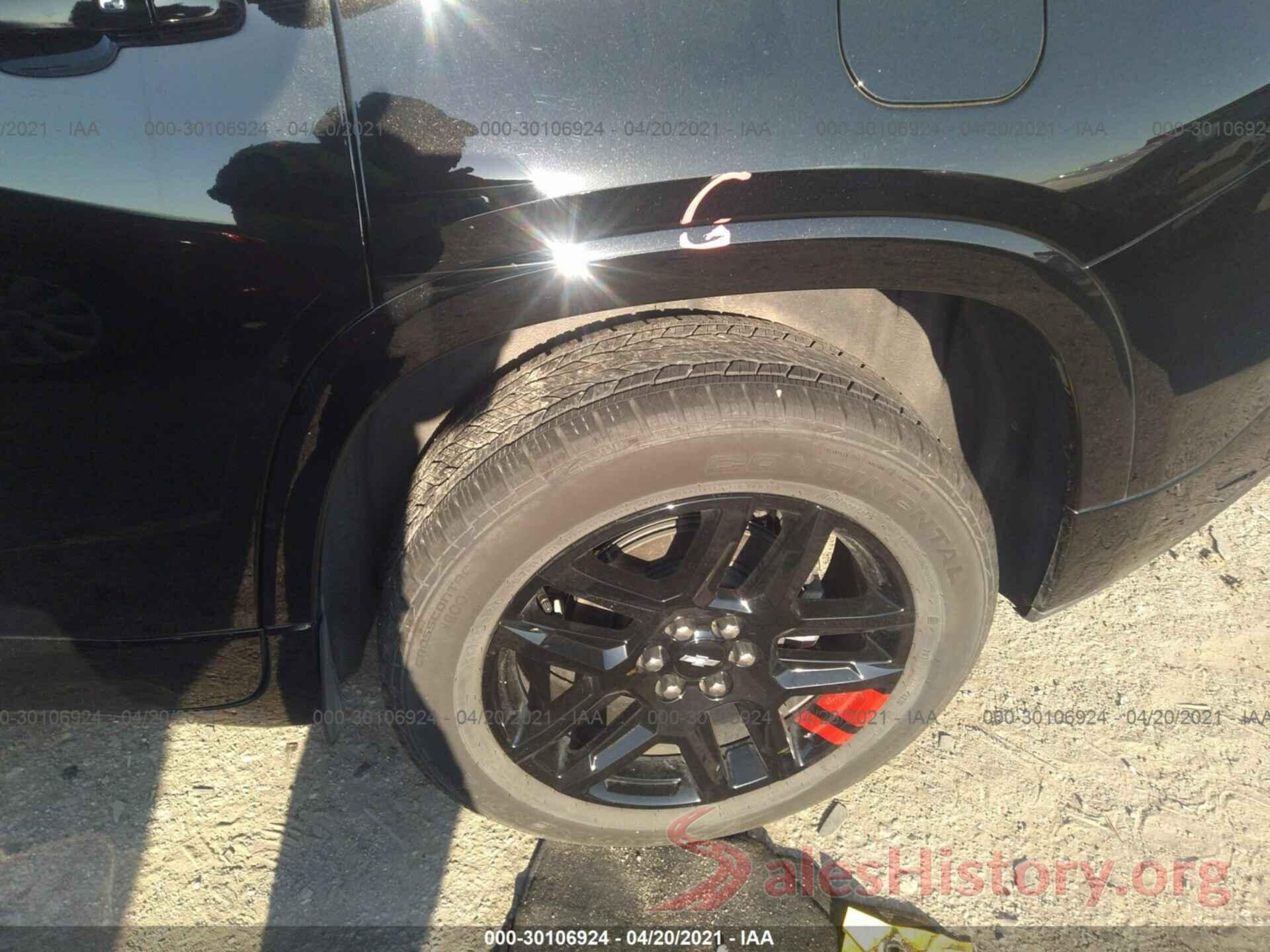 1GNERKKW1KJ213620 2019 CHEVROLET TRAVERSE