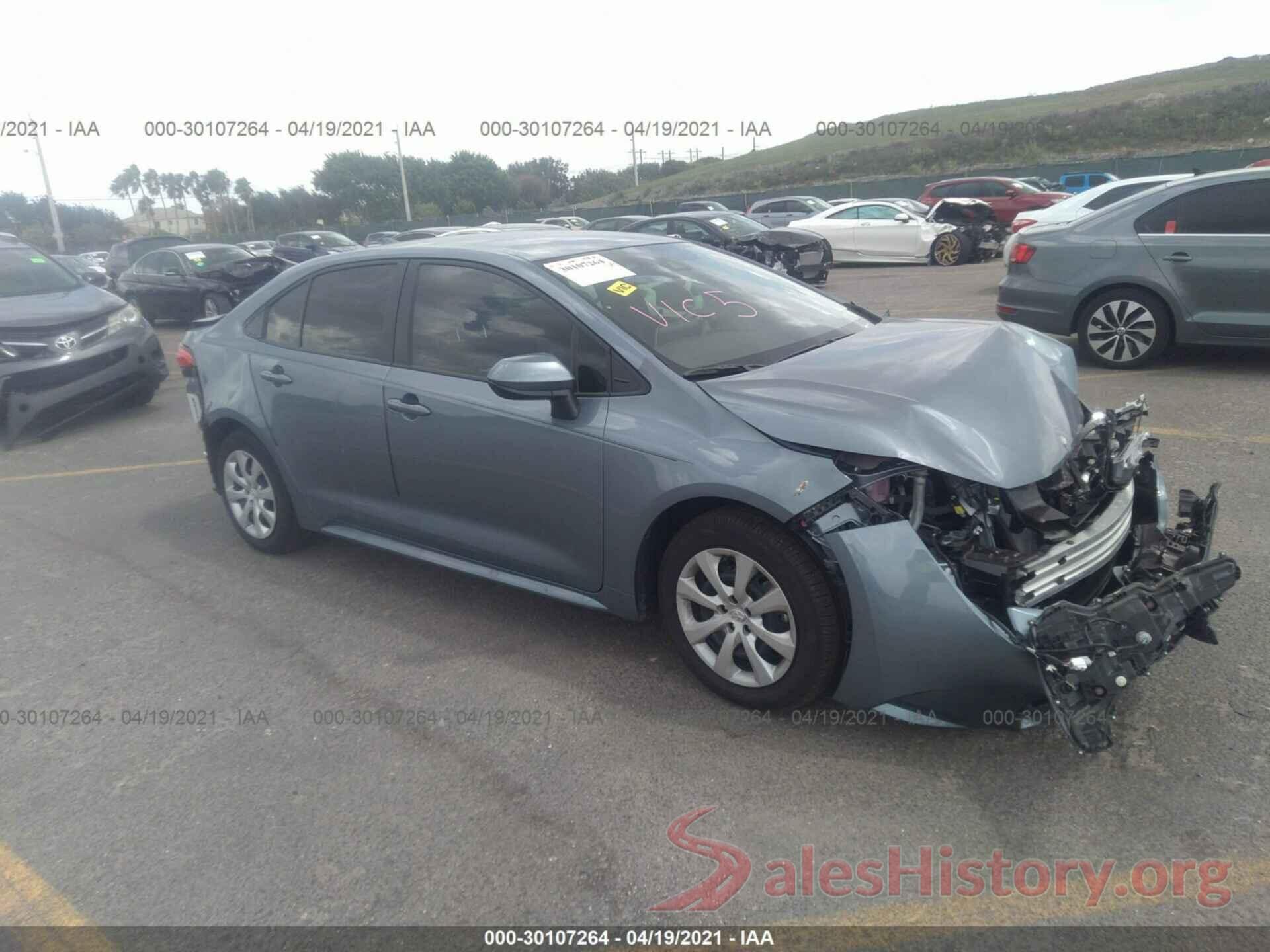 JTDEPMAE5MJ166226 2021 TOYOTA COROLLA