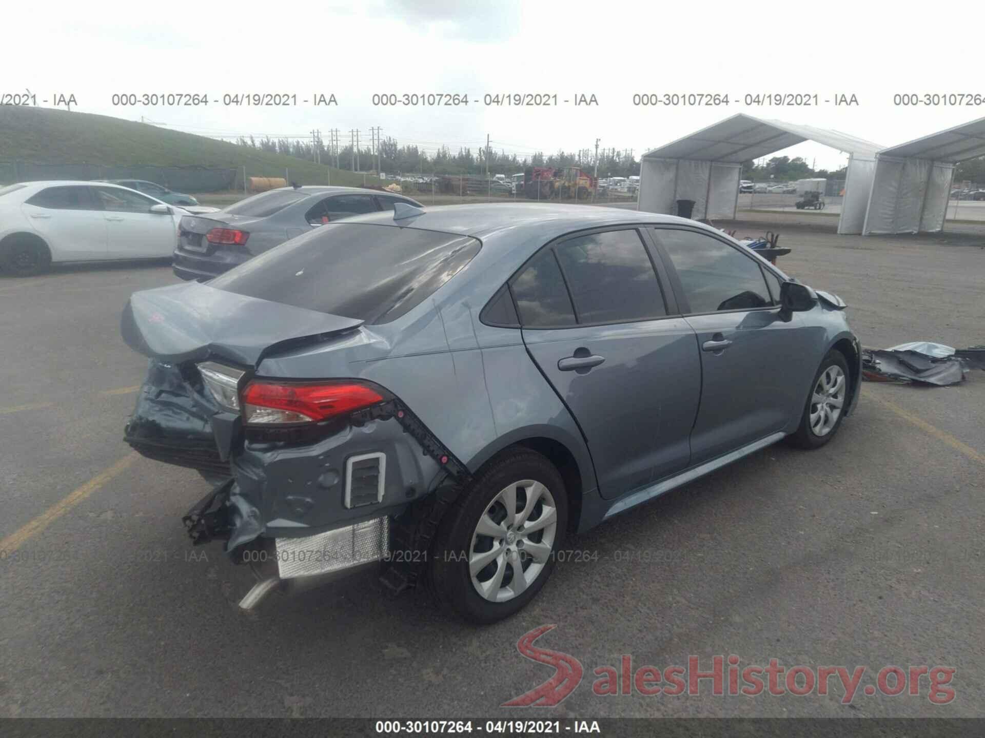 JTDEPMAE5MJ166226 2021 TOYOTA COROLLA