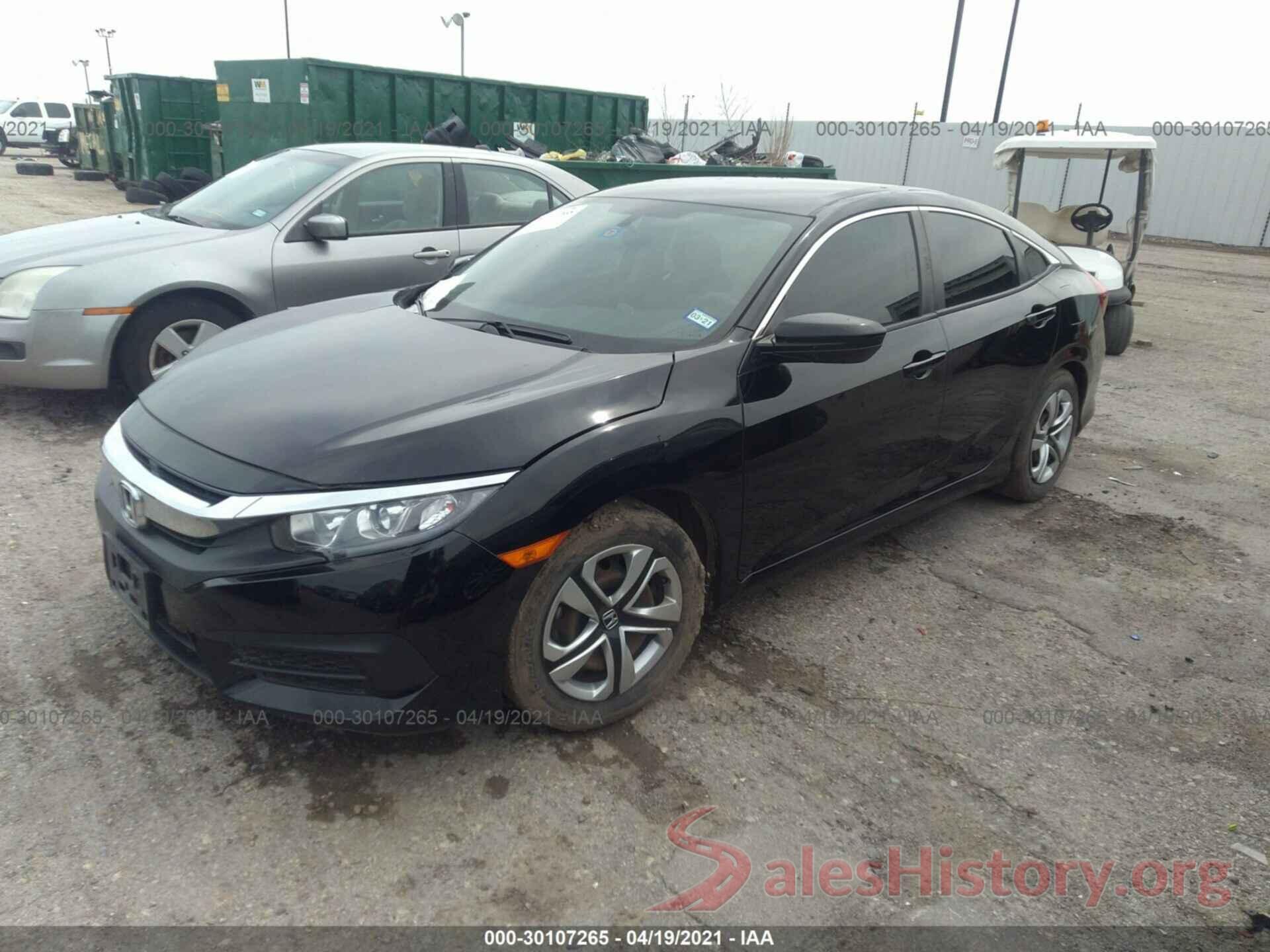 19XFC2F5XGE089383 2016 HONDA CIVIC SEDAN