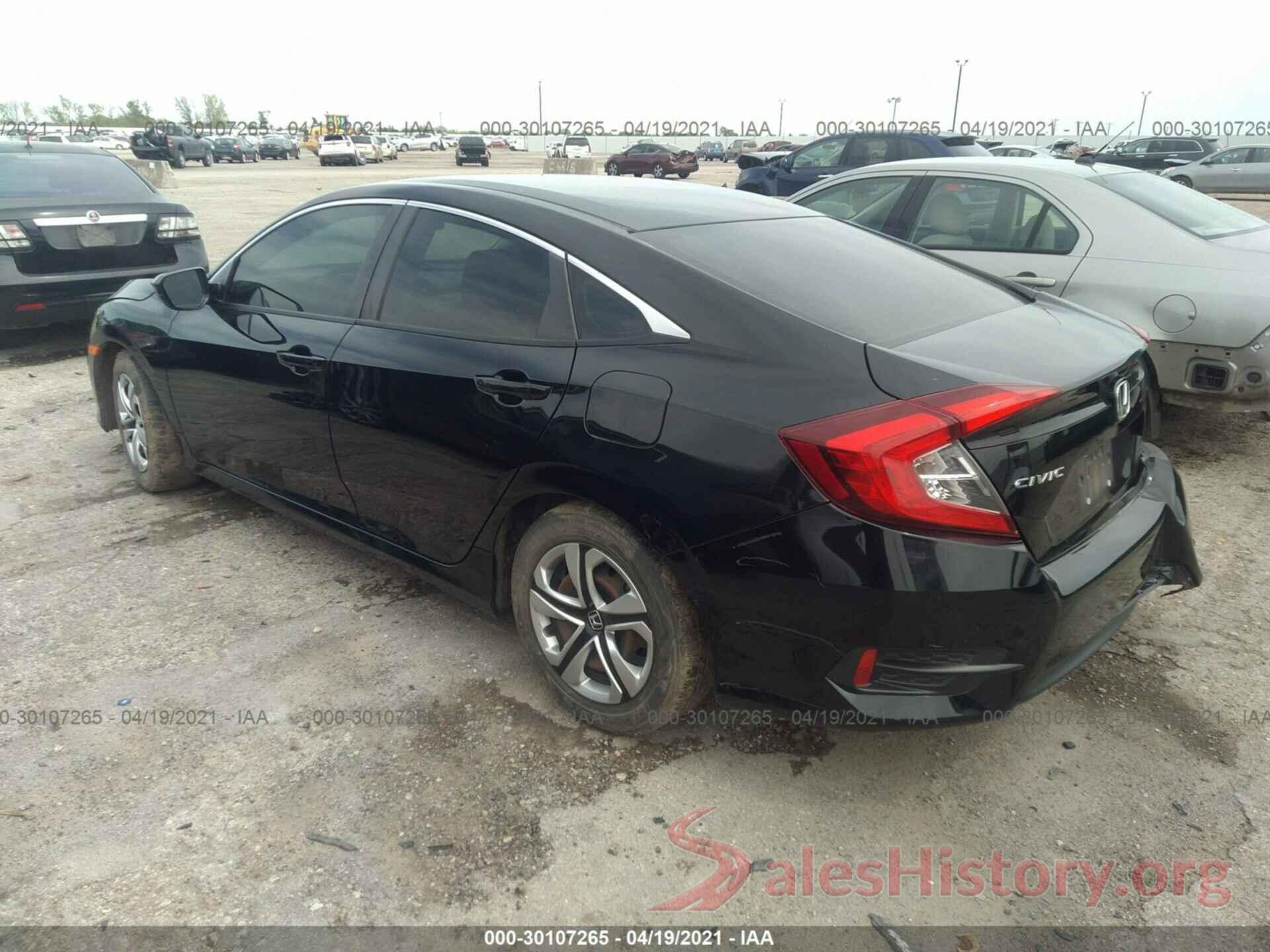 19XFC2F5XGE089383 2016 HONDA CIVIC SEDAN