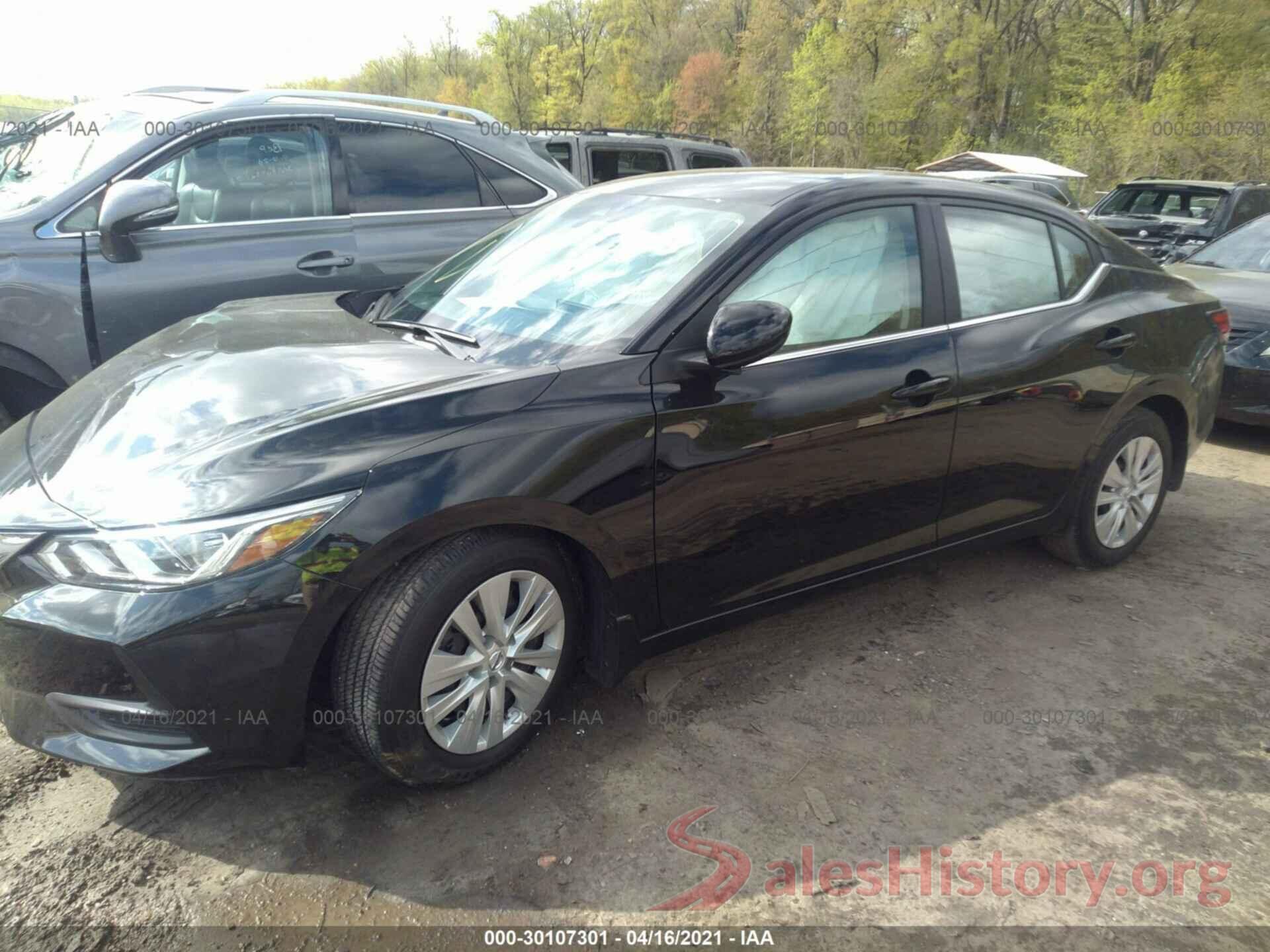 3N1AB8BV8LY289583 2020 NISSAN SENTRA