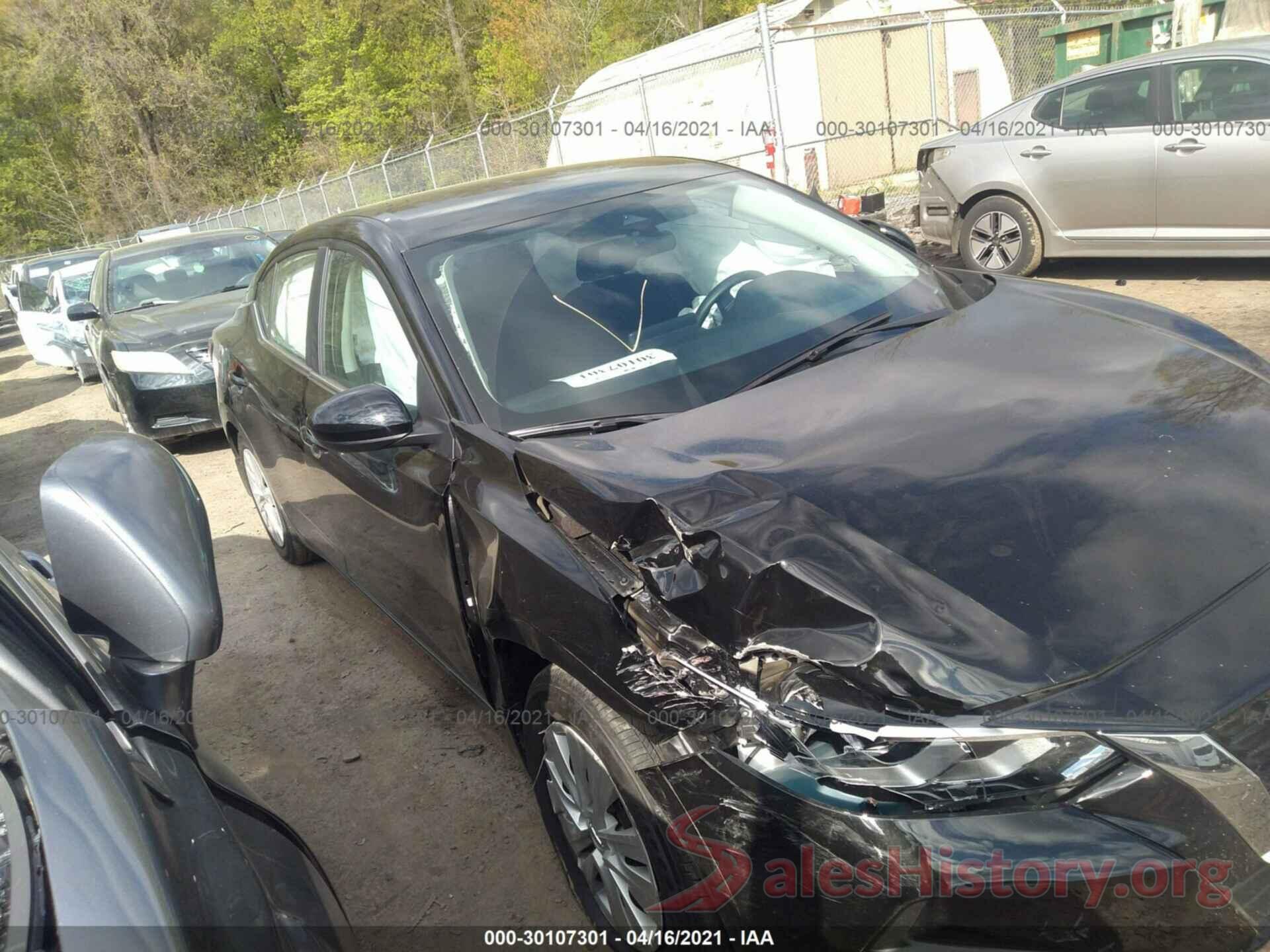 3N1AB8BV8LY289583 2020 NISSAN SENTRA