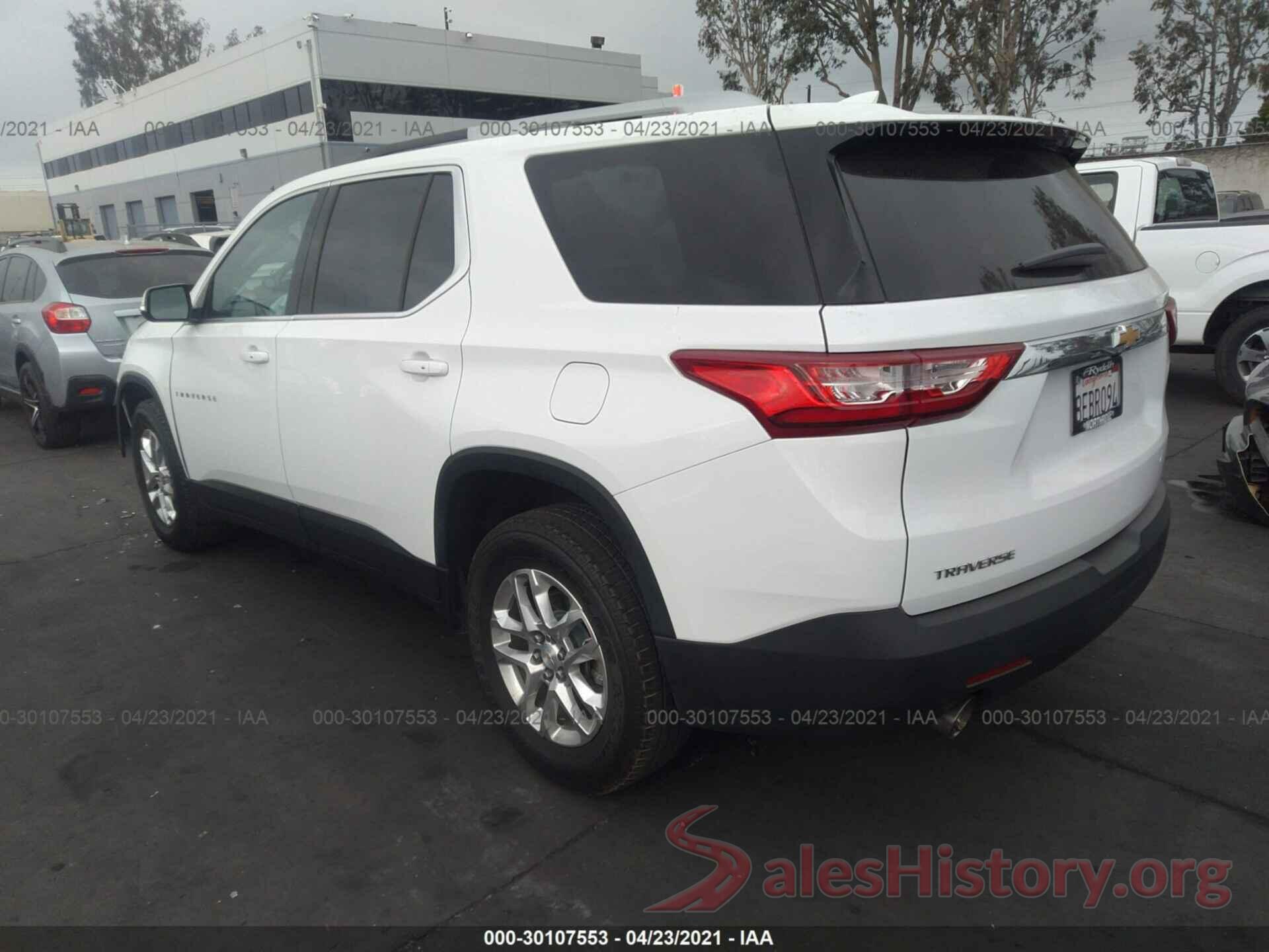 1GNERGKW1JJ278950 2018 CHEVROLET TRAVERSE