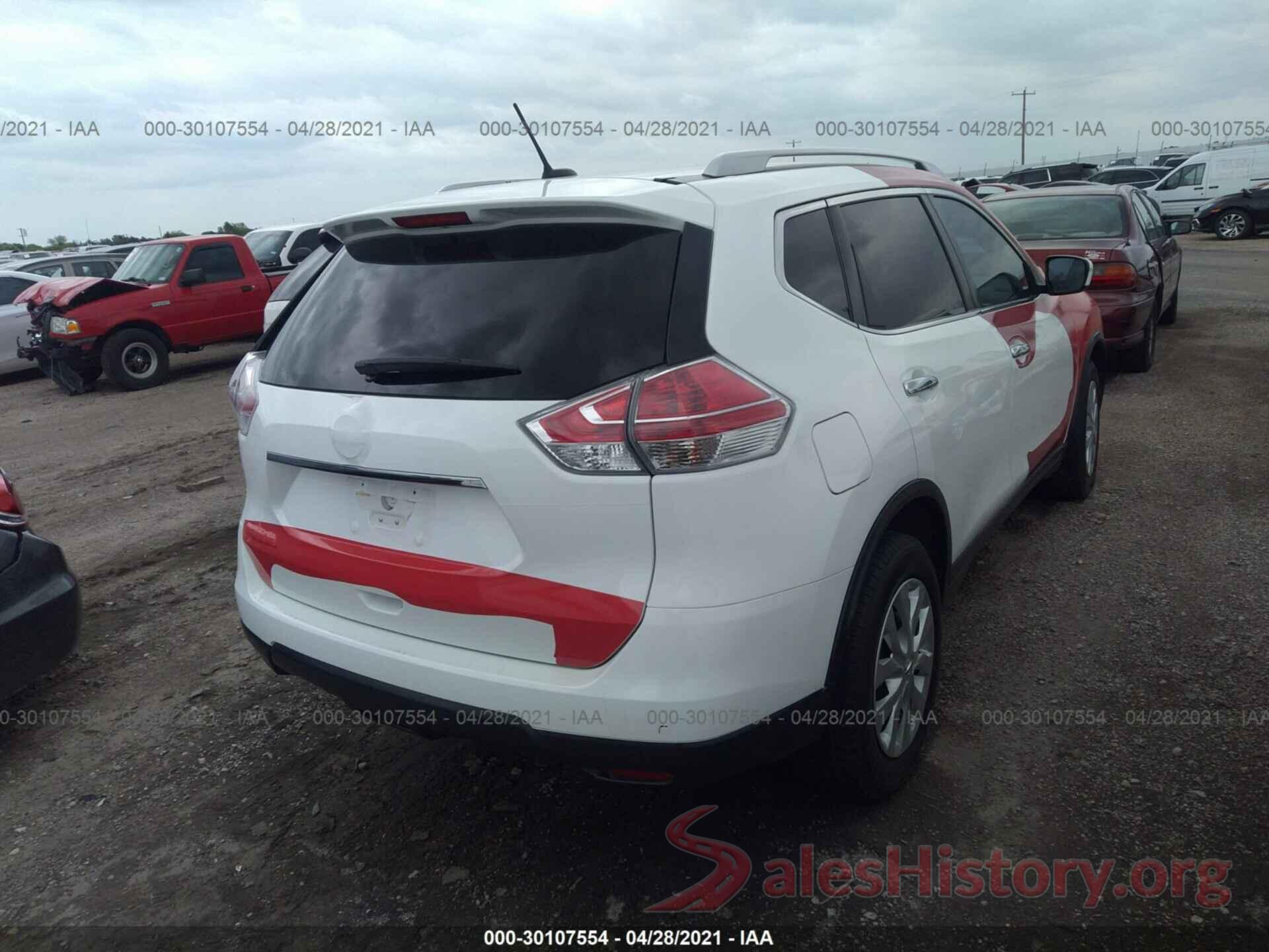 KNMAT2MT9GP734519 2016 NISSAN ROGUE