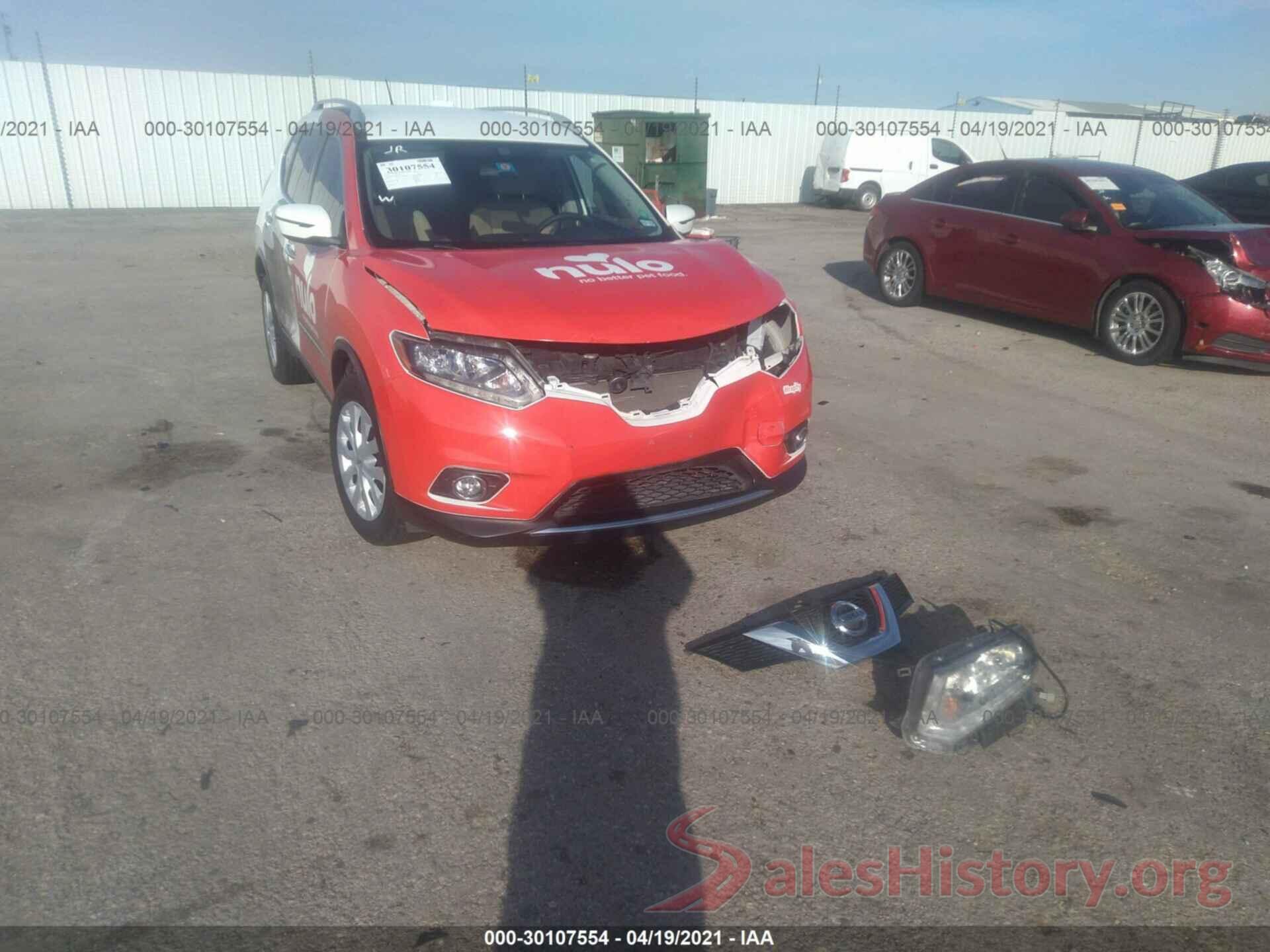 KNMAT2MT9GP734519 2016 NISSAN ROGUE