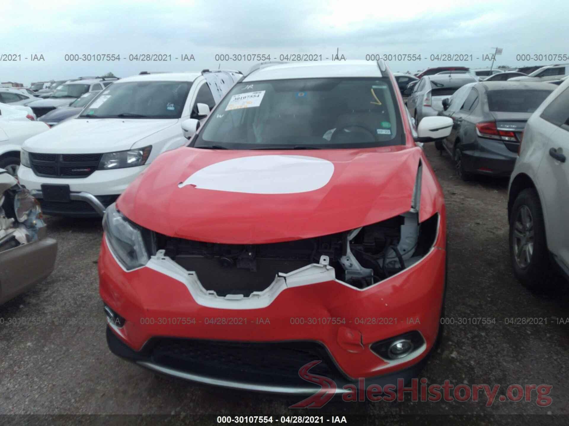 KNMAT2MT9GP734519 2016 NISSAN ROGUE