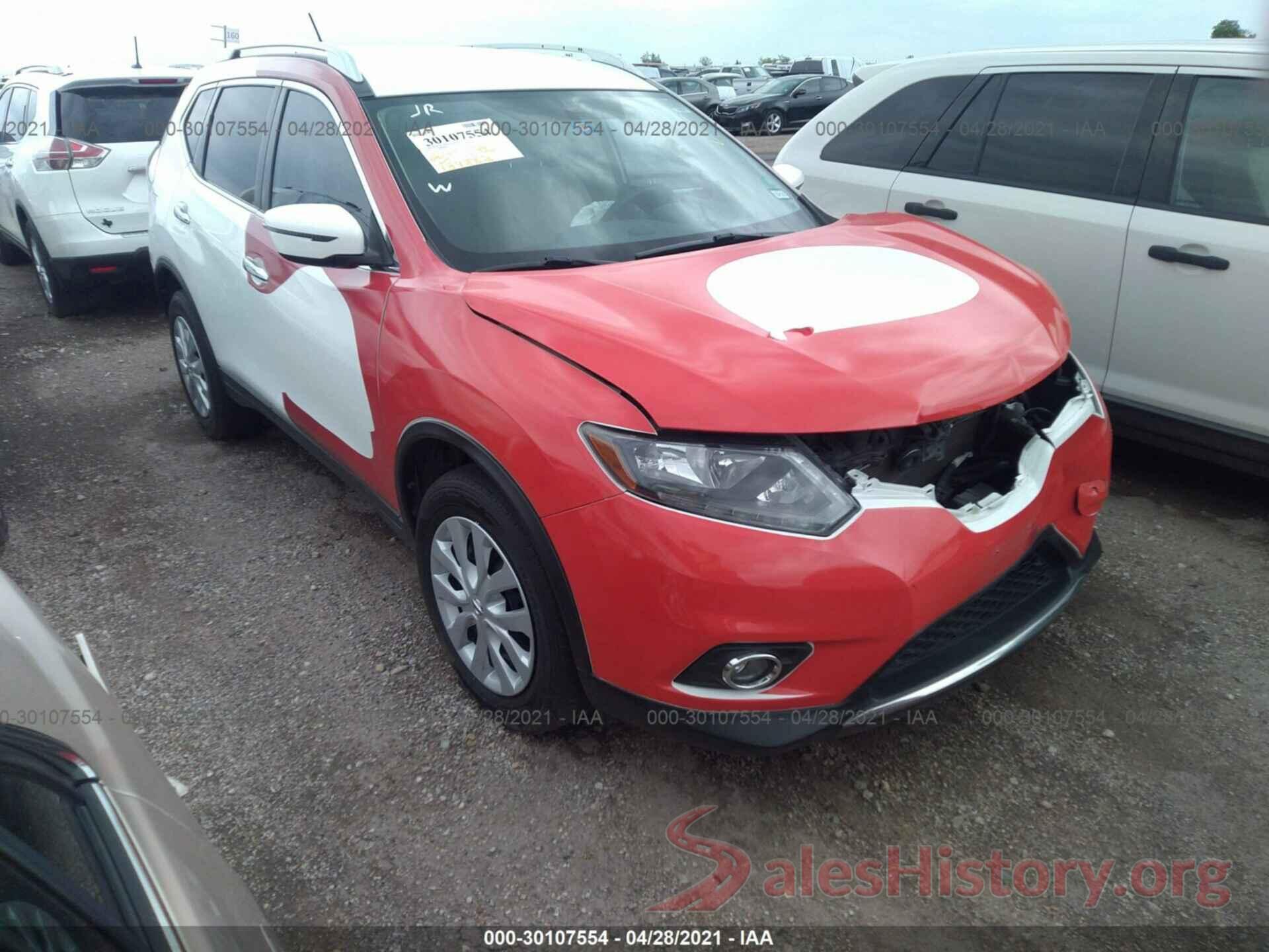 KNMAT2MT9GP734519 2016 NISSAN ROGUE