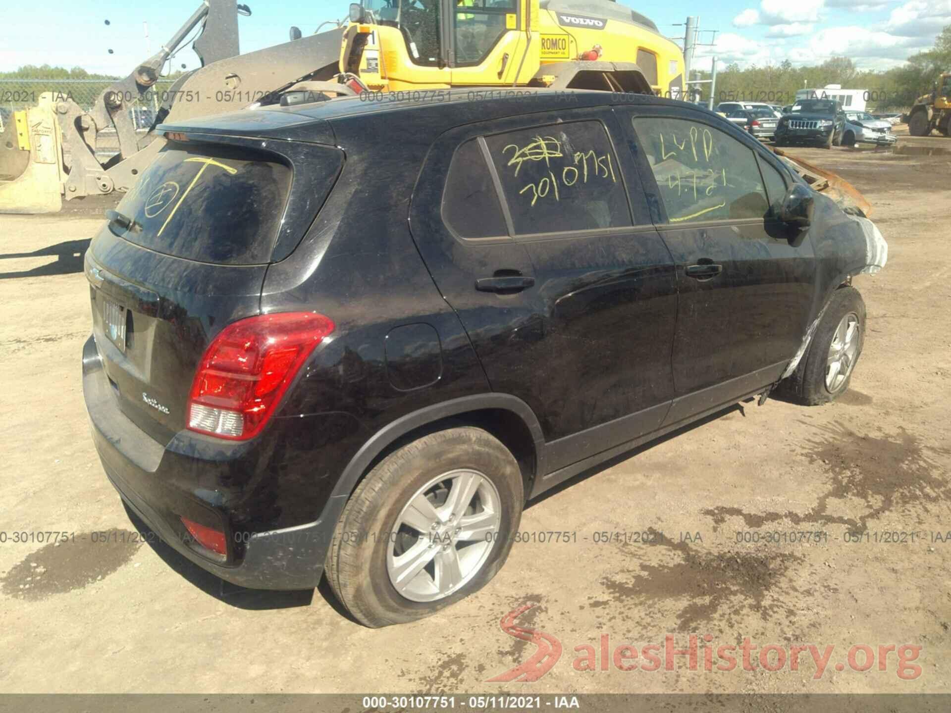 3GNCJKSB8KL395109 2019 CHEVROLET TRAX