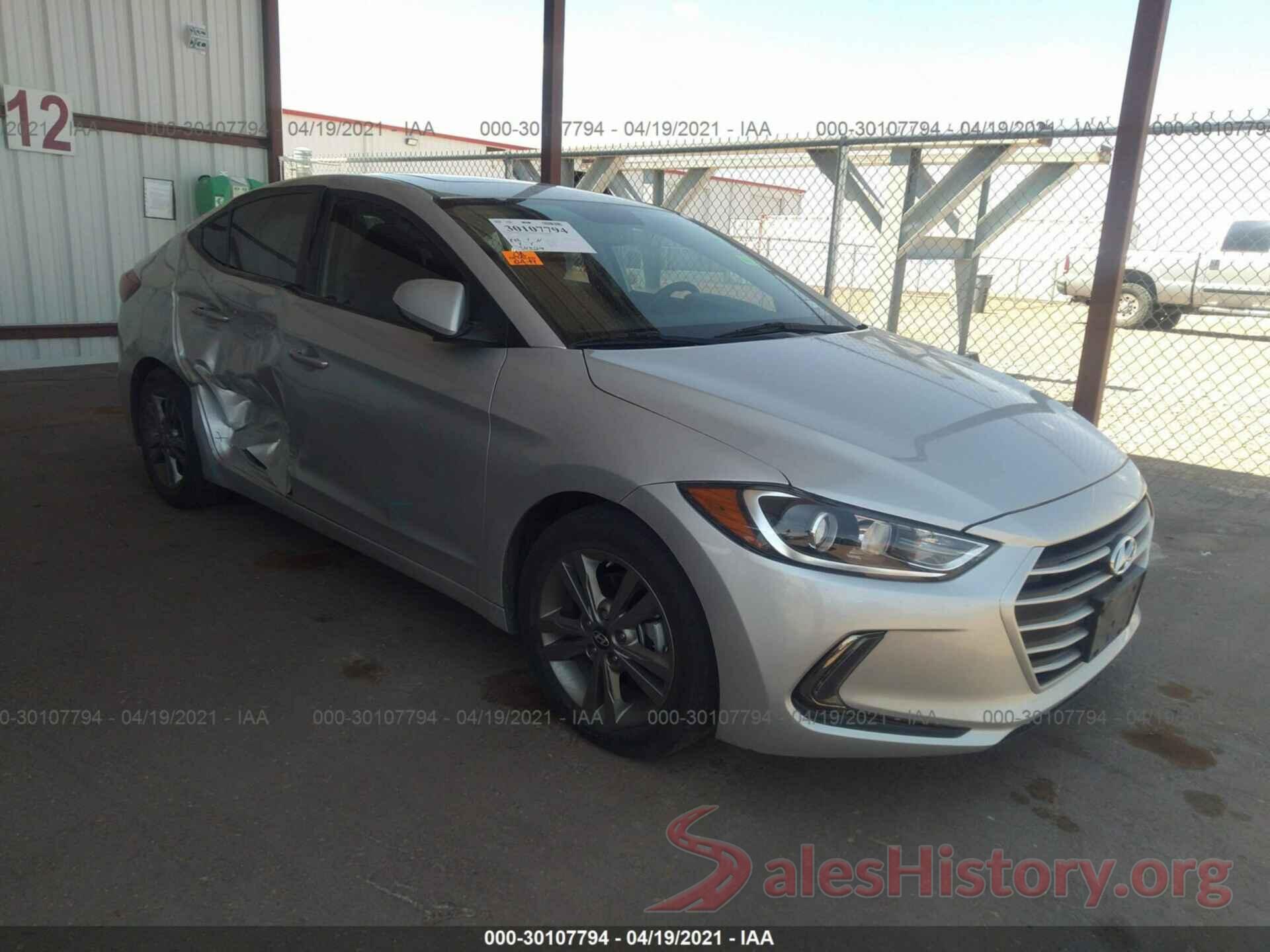 5NPD84LF0JH350976 2018 HYUNDAI ELANTRA