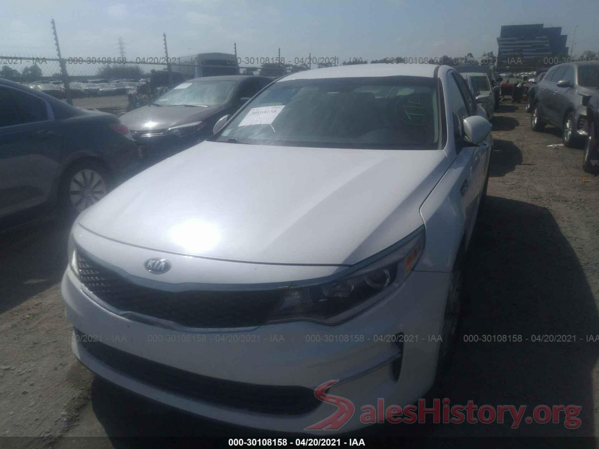 KNAGT4L31G5070023 2016 KIA OPTIMA