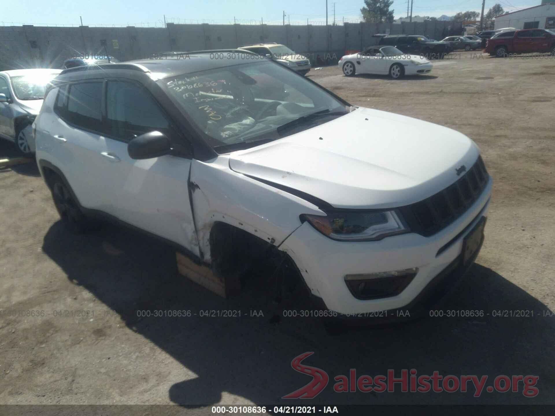 3C4NJCBB8KT726293 2019 JEEP COMPASS