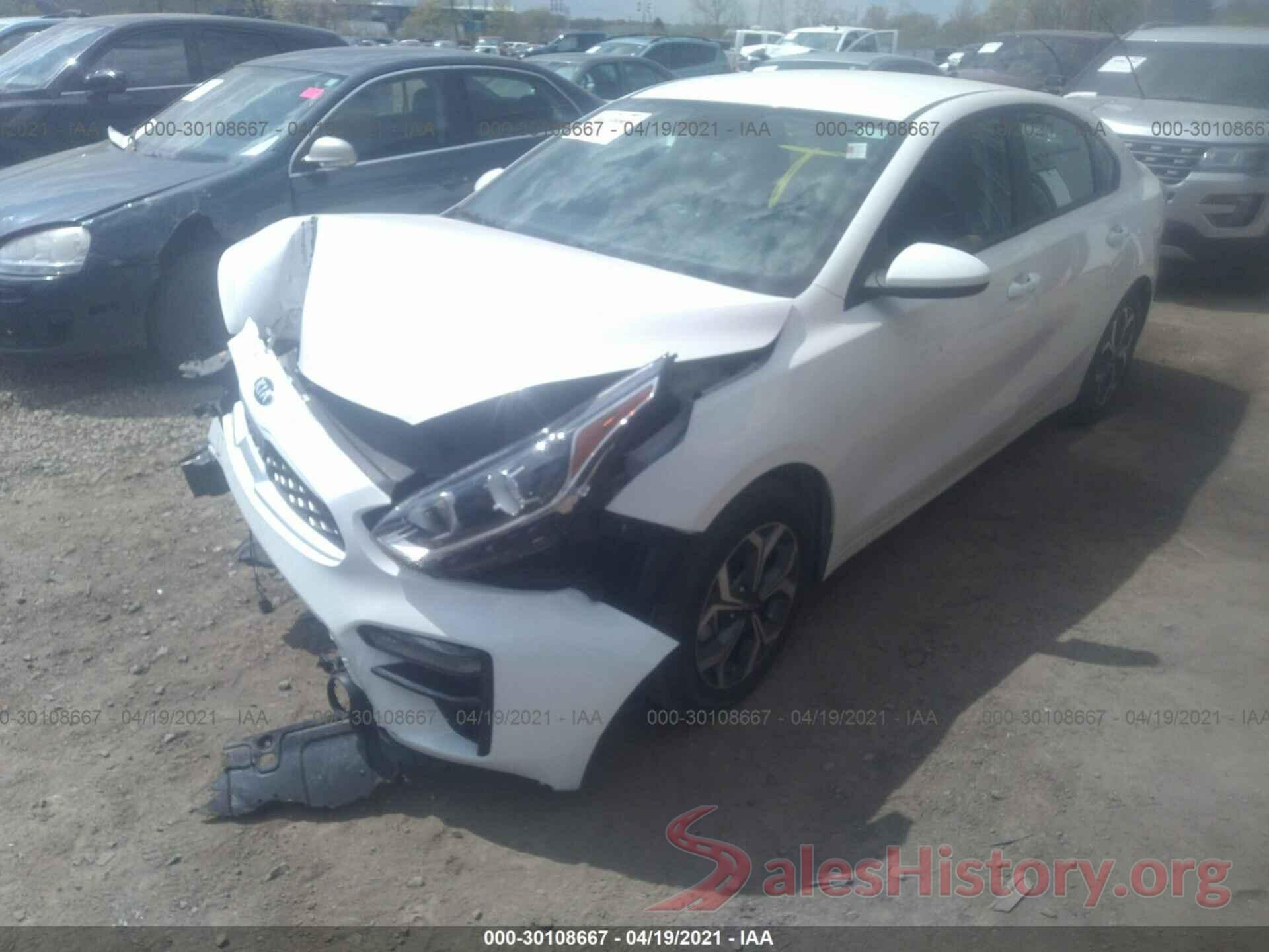 3KPF24AD2LE189291 2020 KIA FORTE