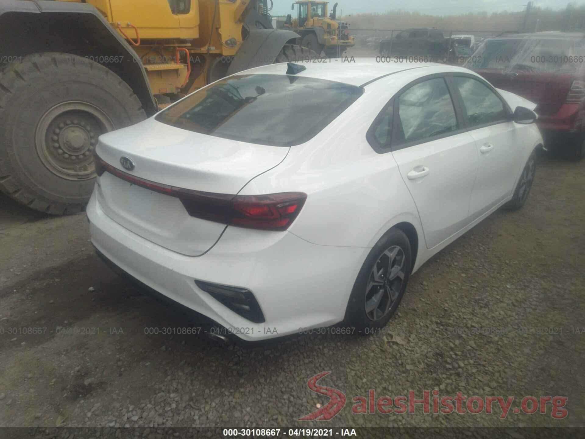 3KPF24AD2LE189291 2020 KIA FORTE