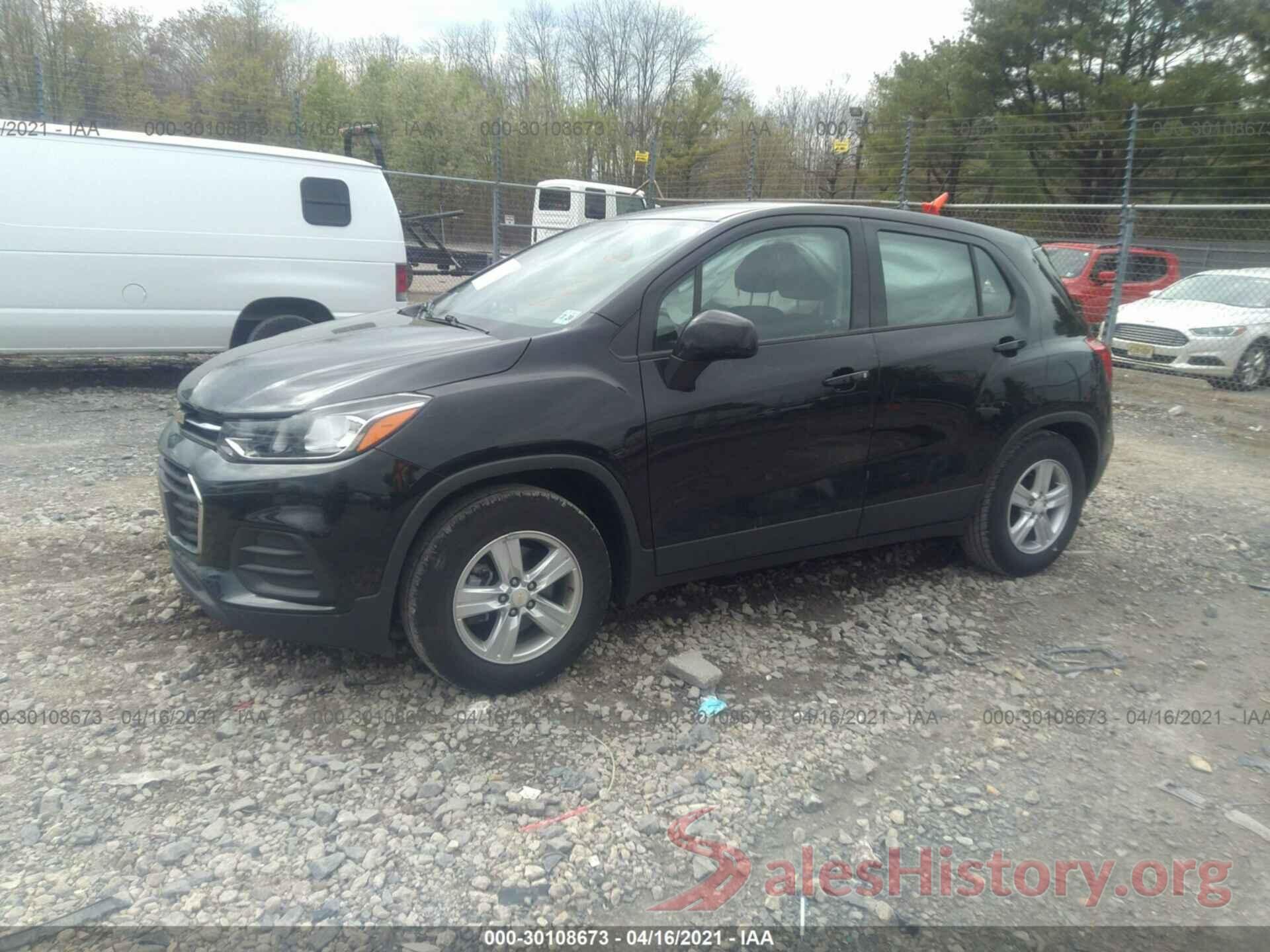 3GNCJKSB7KL272563 2019 CHEVROLET TRAX