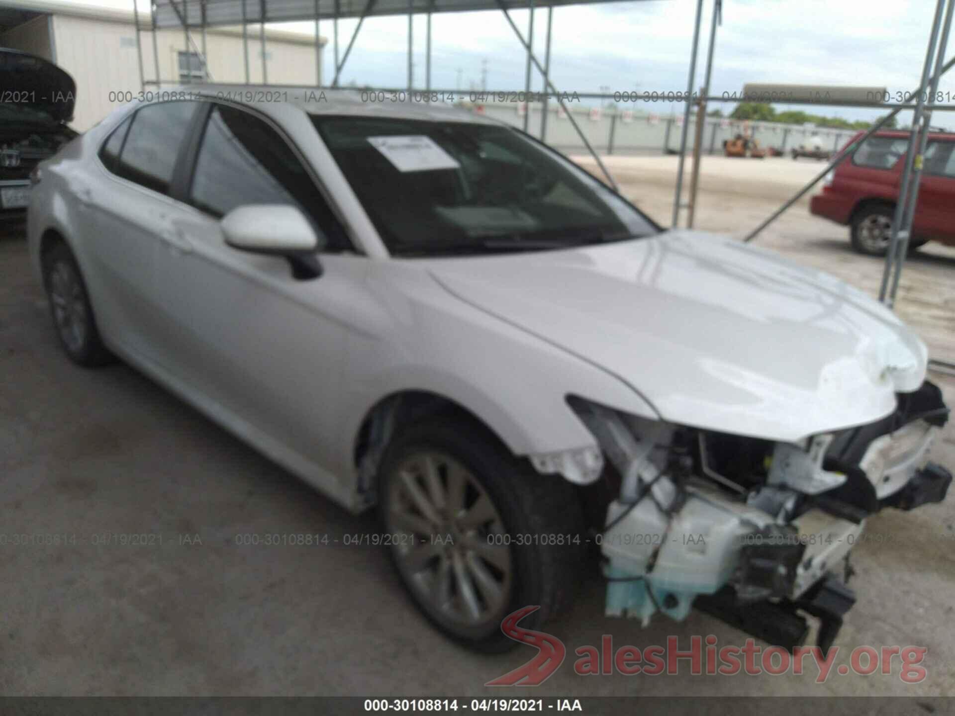 4T1B11HK3KU701284 2019 TOYOTA CAMRY