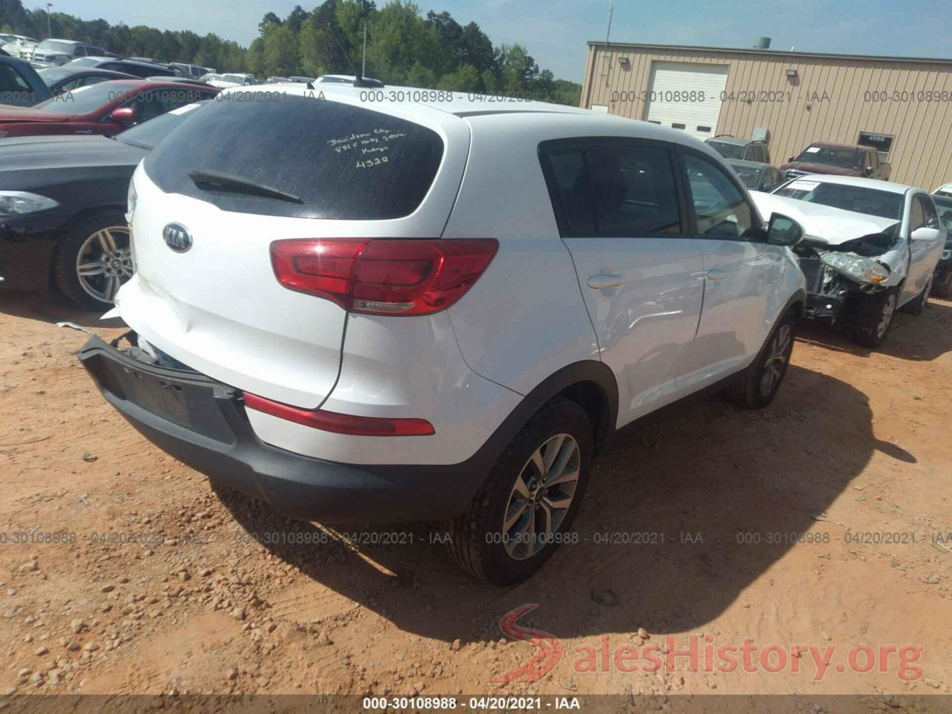 KNDPBCAC9G7834322 2016 KIA SPORTAGE