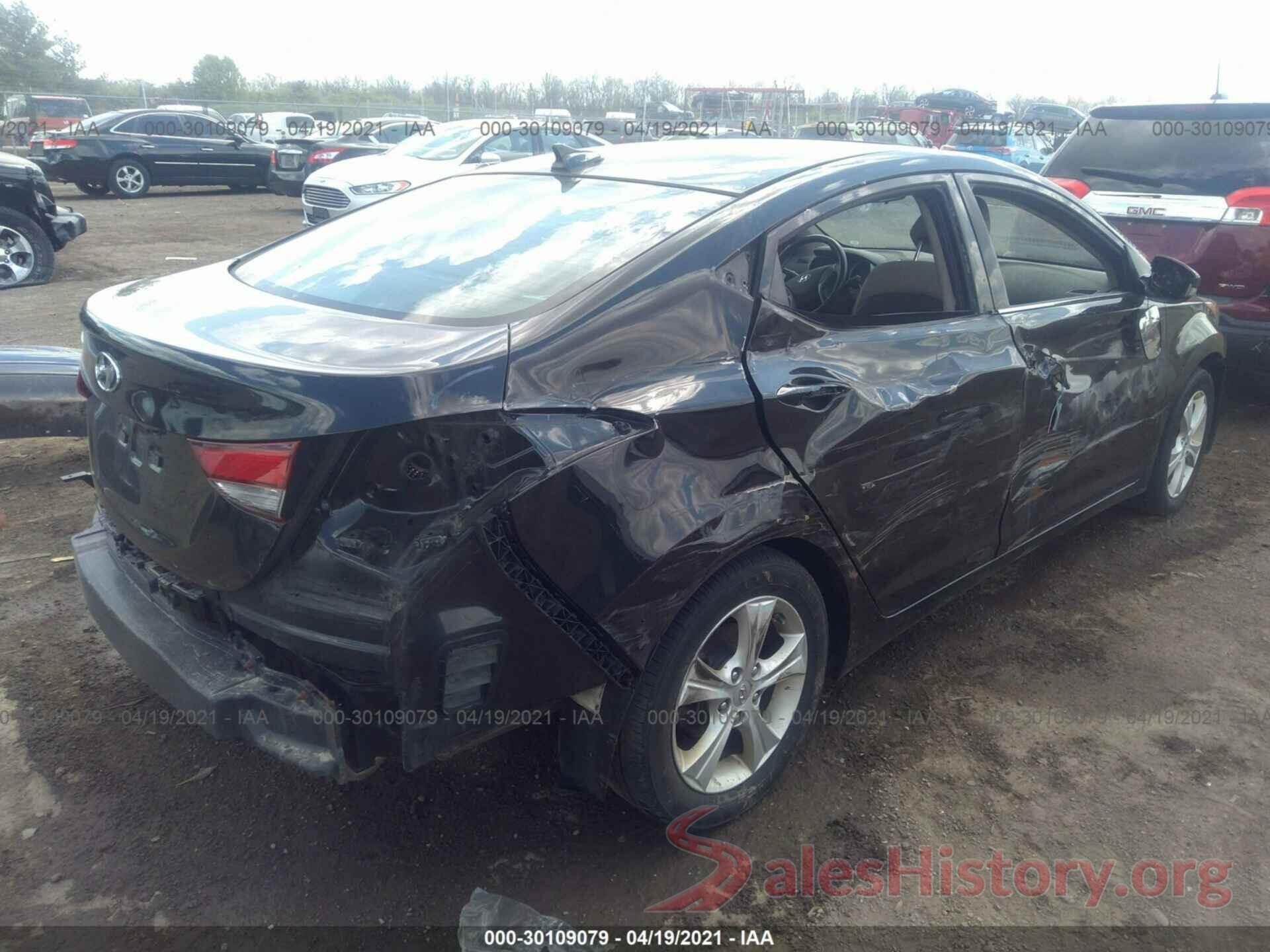 KMHDH4AE8GU600419 2016 HYUNDAI ELANTRA