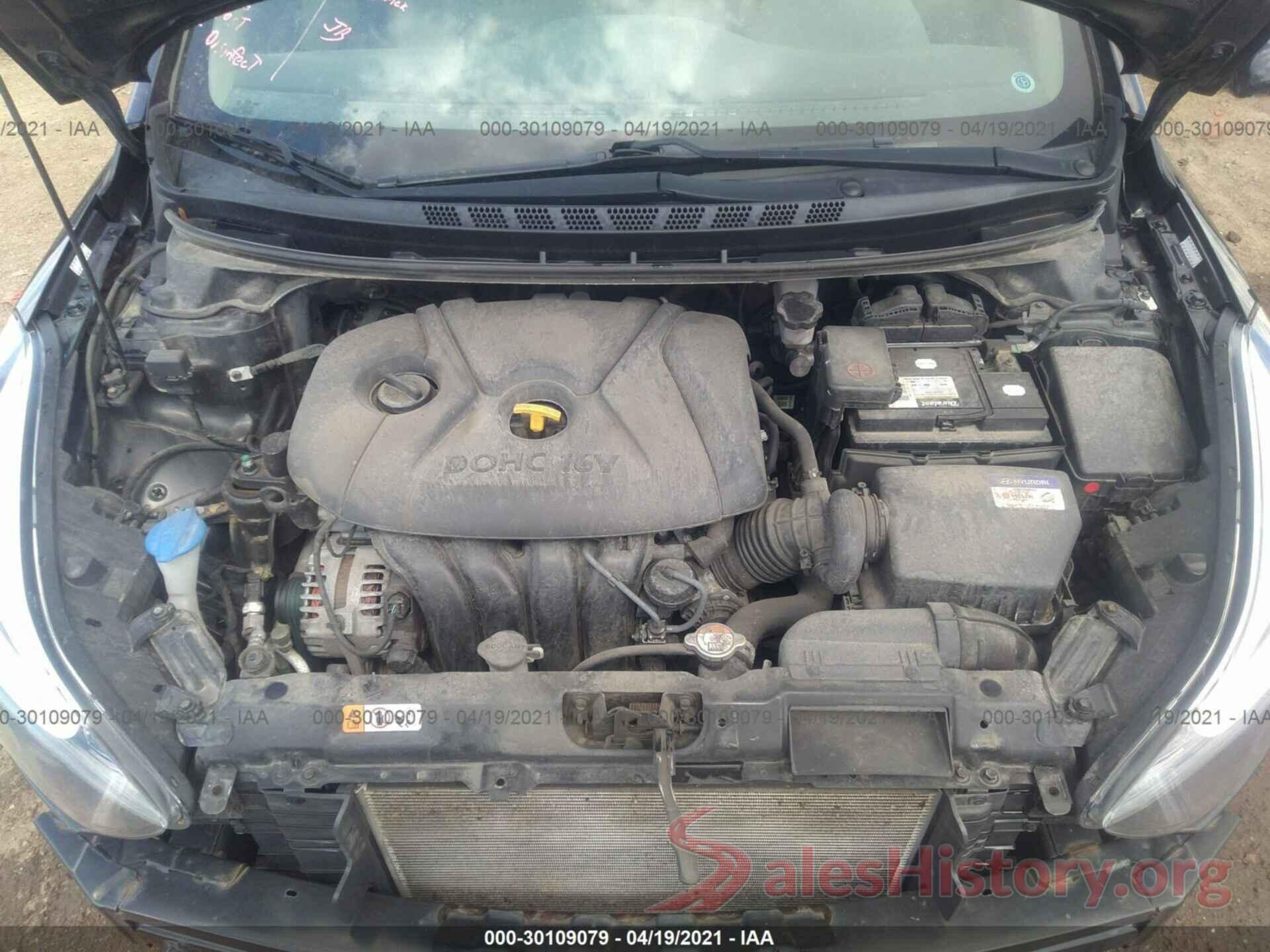 KMHDH4AE8GU600419 2016 HYUNDAI ELANTRA