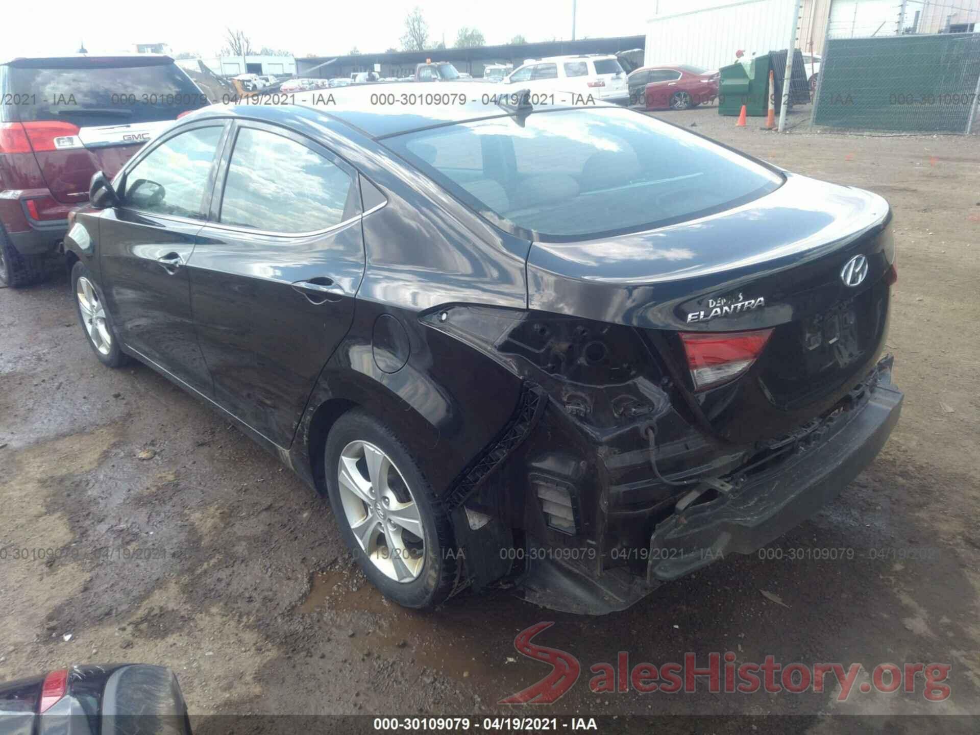 KMHDH4AE8GU600419 2016 HYUNDAI ELANTRA