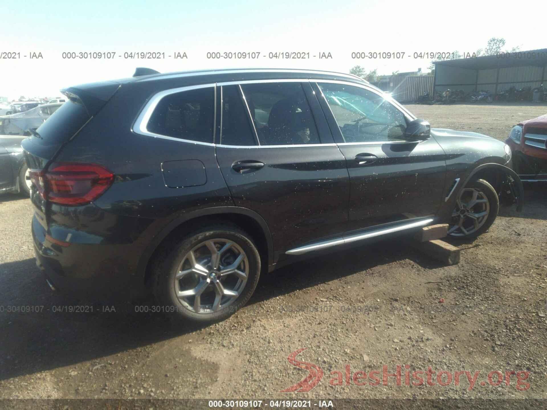 5UXTY3C05M9F71750 2021 BMW X3