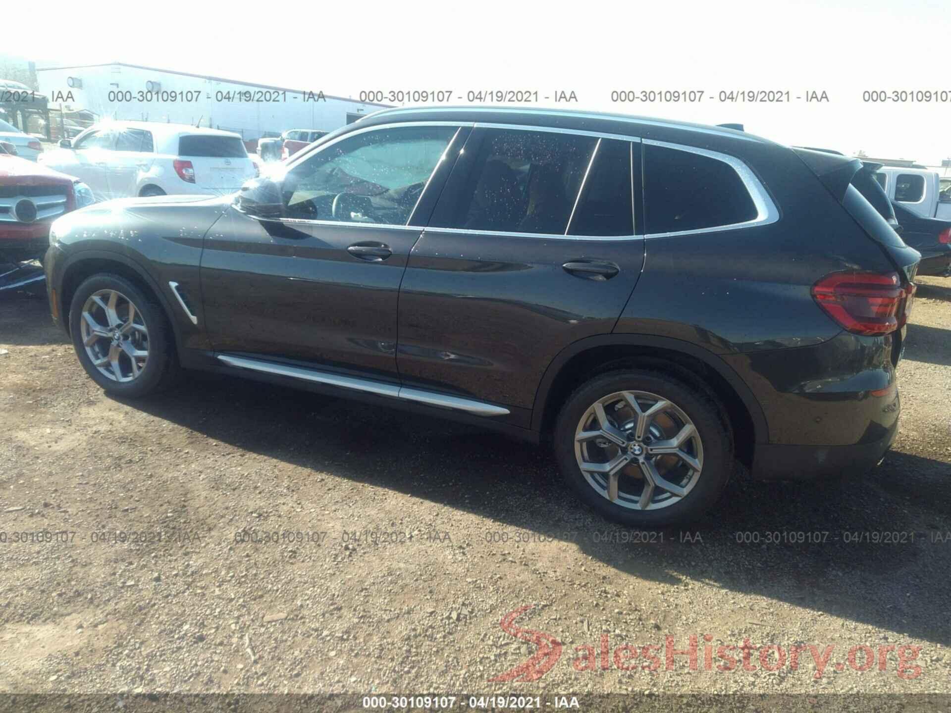 5UXTY3C05M9F71750 2021 BMW X3