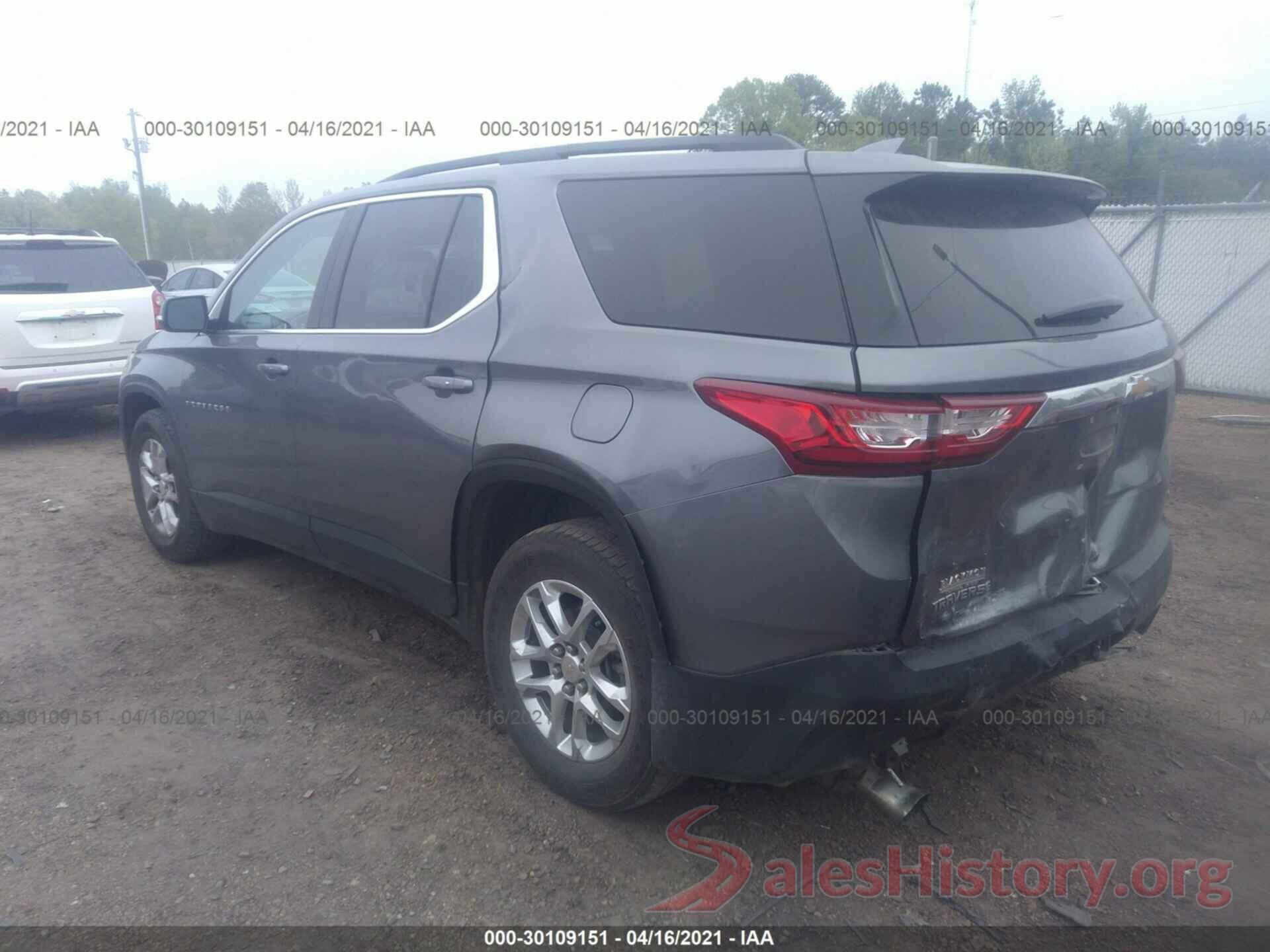 1GNERGKW8KJ279031 2019 CHEVROLET TRAVERSE