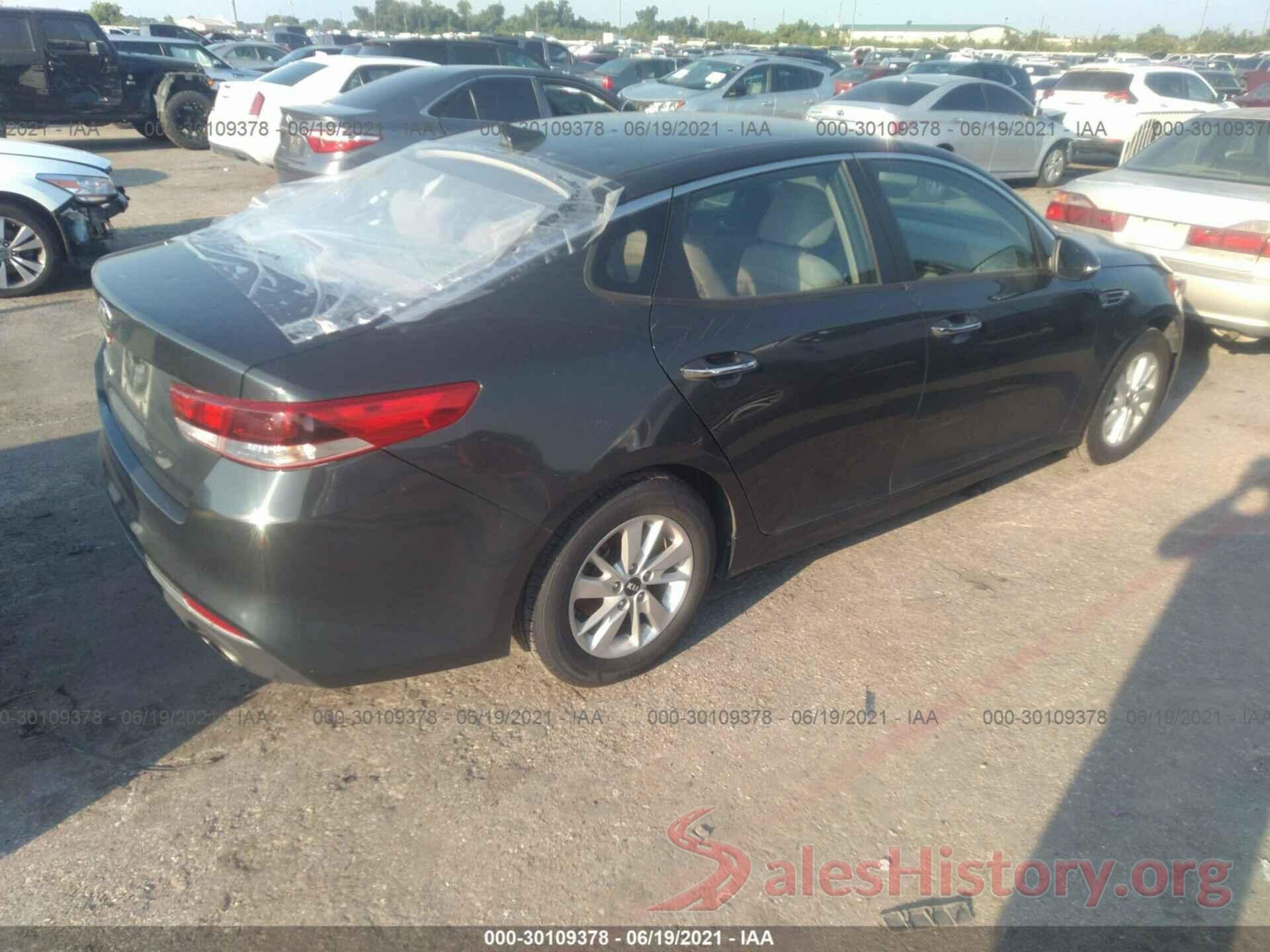 KNAGT4L39G5074546 2016 KIA OPTIMA