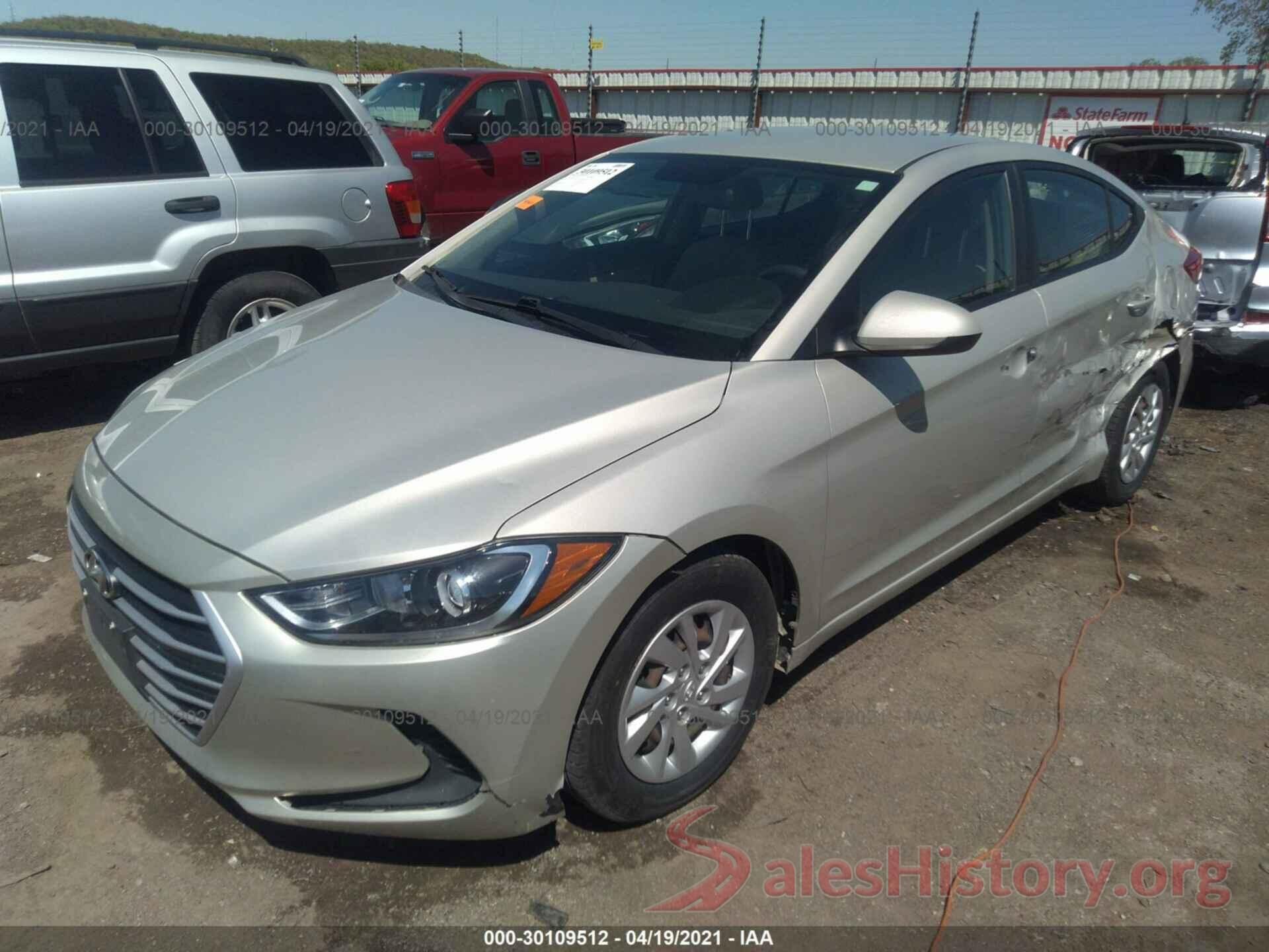 5NPD74LF4HH111573 2017 HYUNDAI ELANTRA