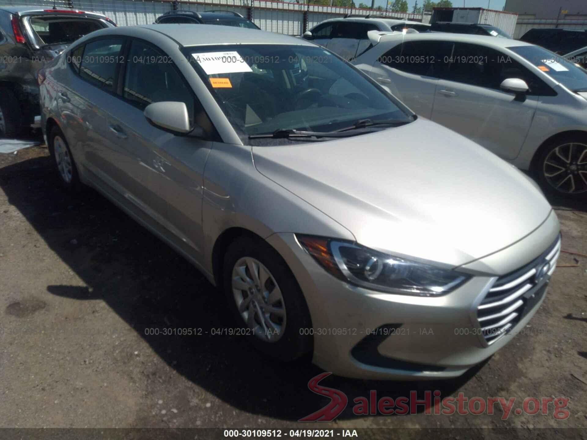 5NPD74LF4HH111573 2017 HYUNDAI ELANTRA