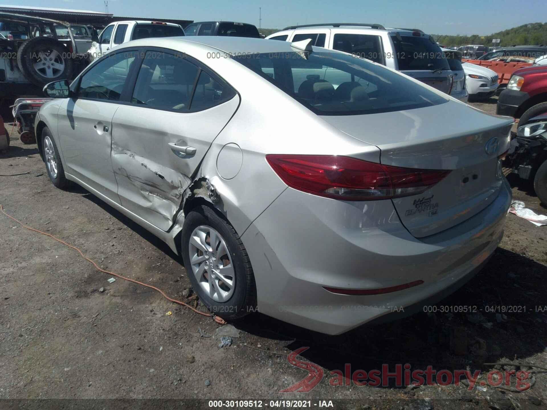 5NPD74LF4HH111573 2017 HYUNDAI ELANTRA