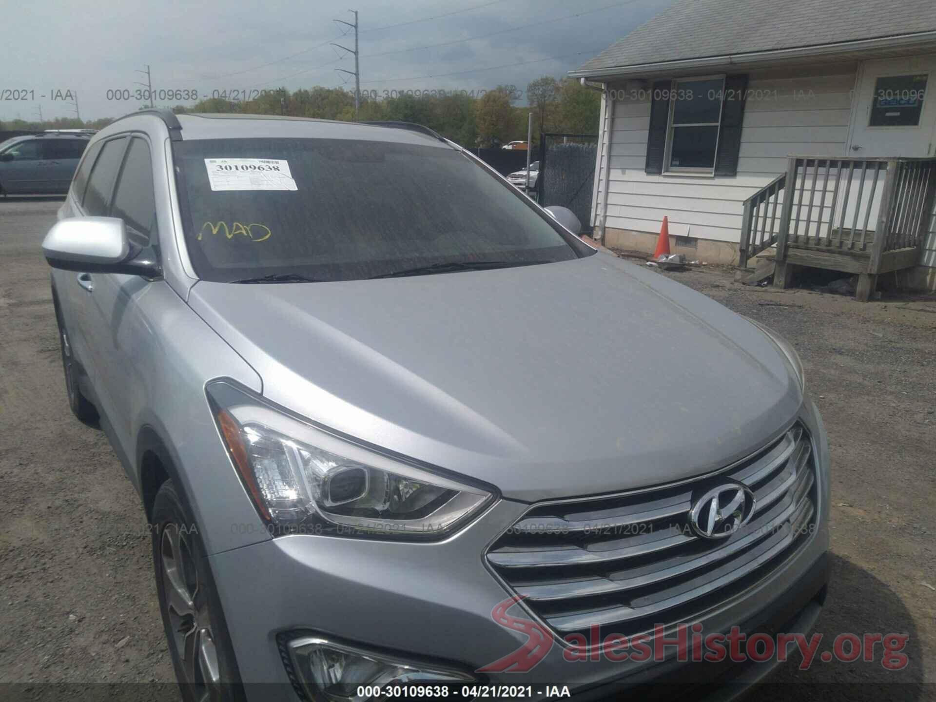 KM8SMDHF0GU133126 2016 HYUNDAI SANTA FE