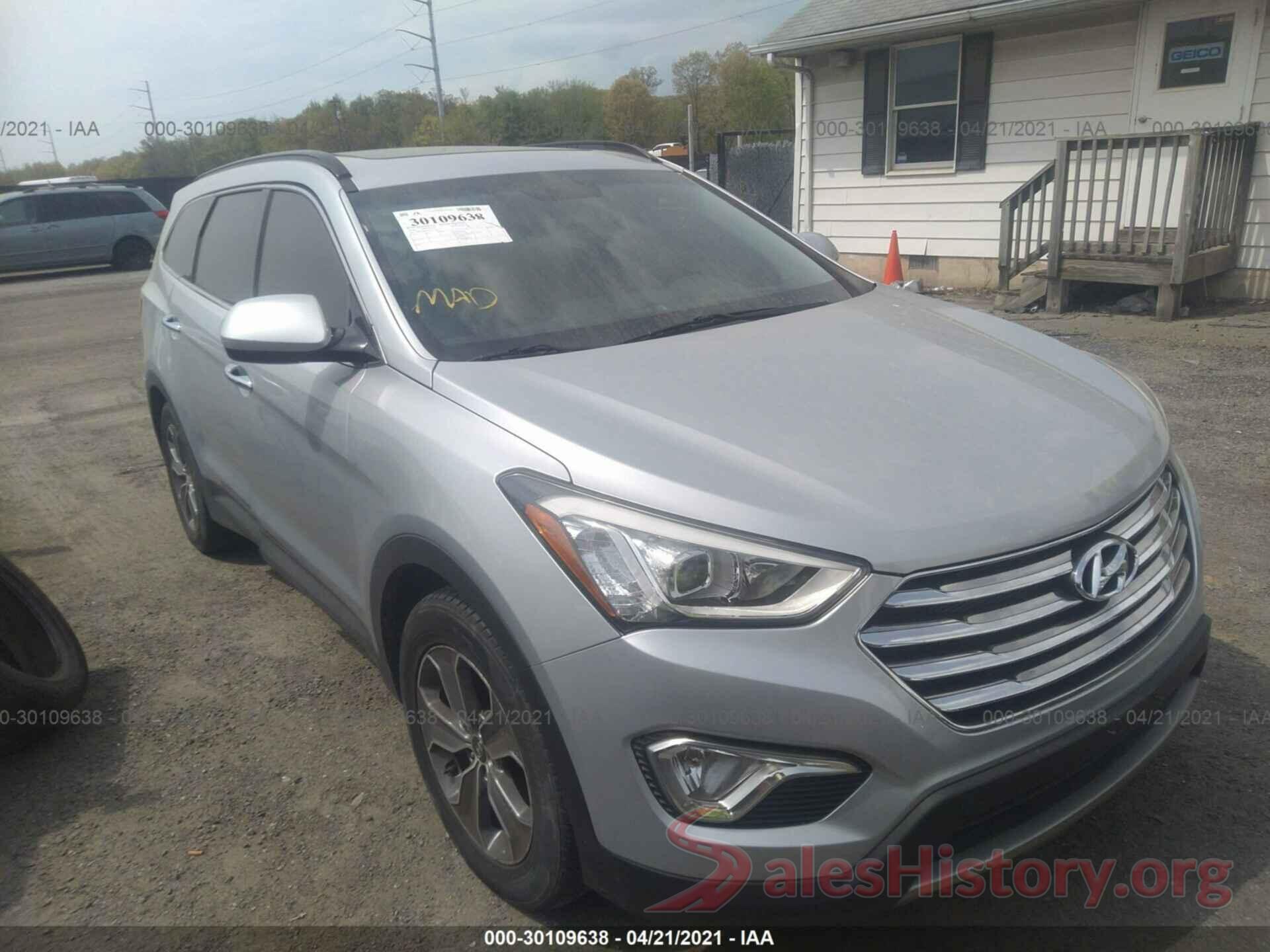 KM8SMDHF0GU133126 2016 HYUNDAI SANTA FE