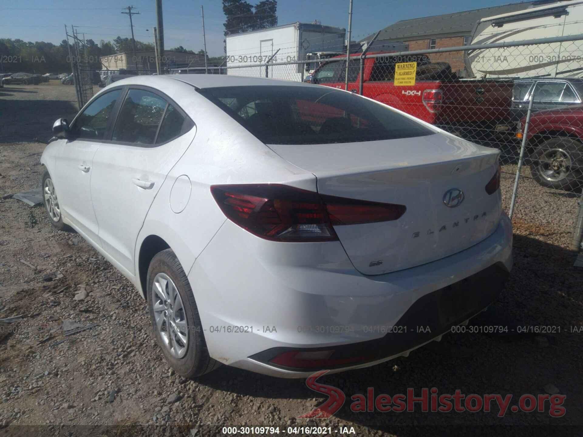 5NPD74LF1KH488465 2019 HYUNDAI ELANTRA