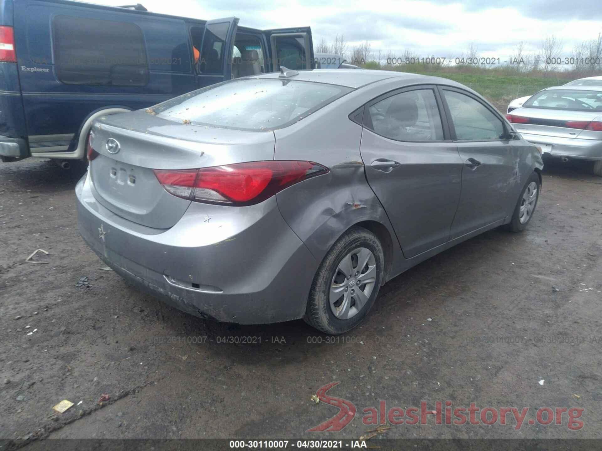 KMHDH4AE1GU532805 2016 HYUNDAI ELANTRA