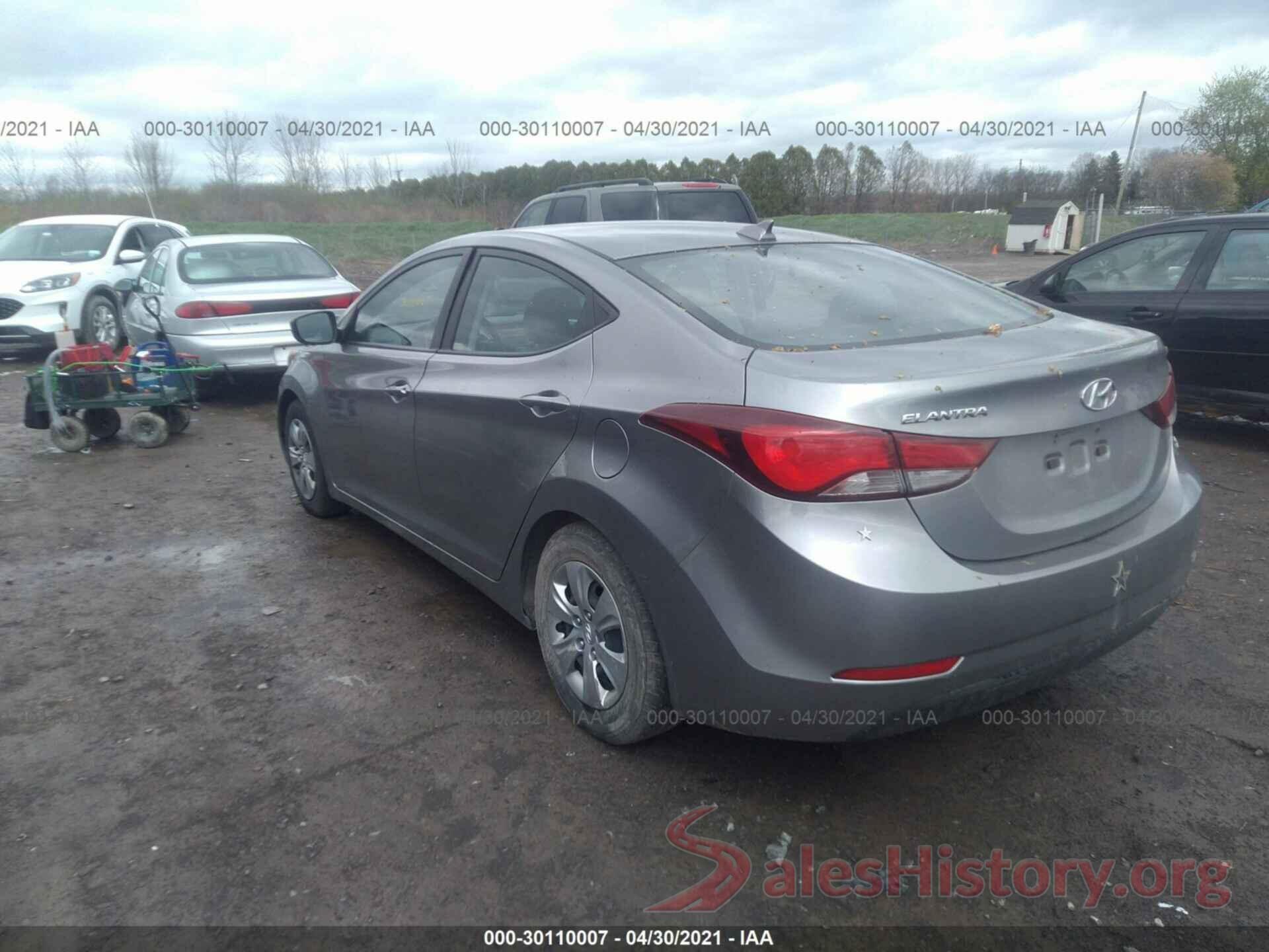 KMHDH4AE1GU532805 2016 HYUNDAI ELANTRA