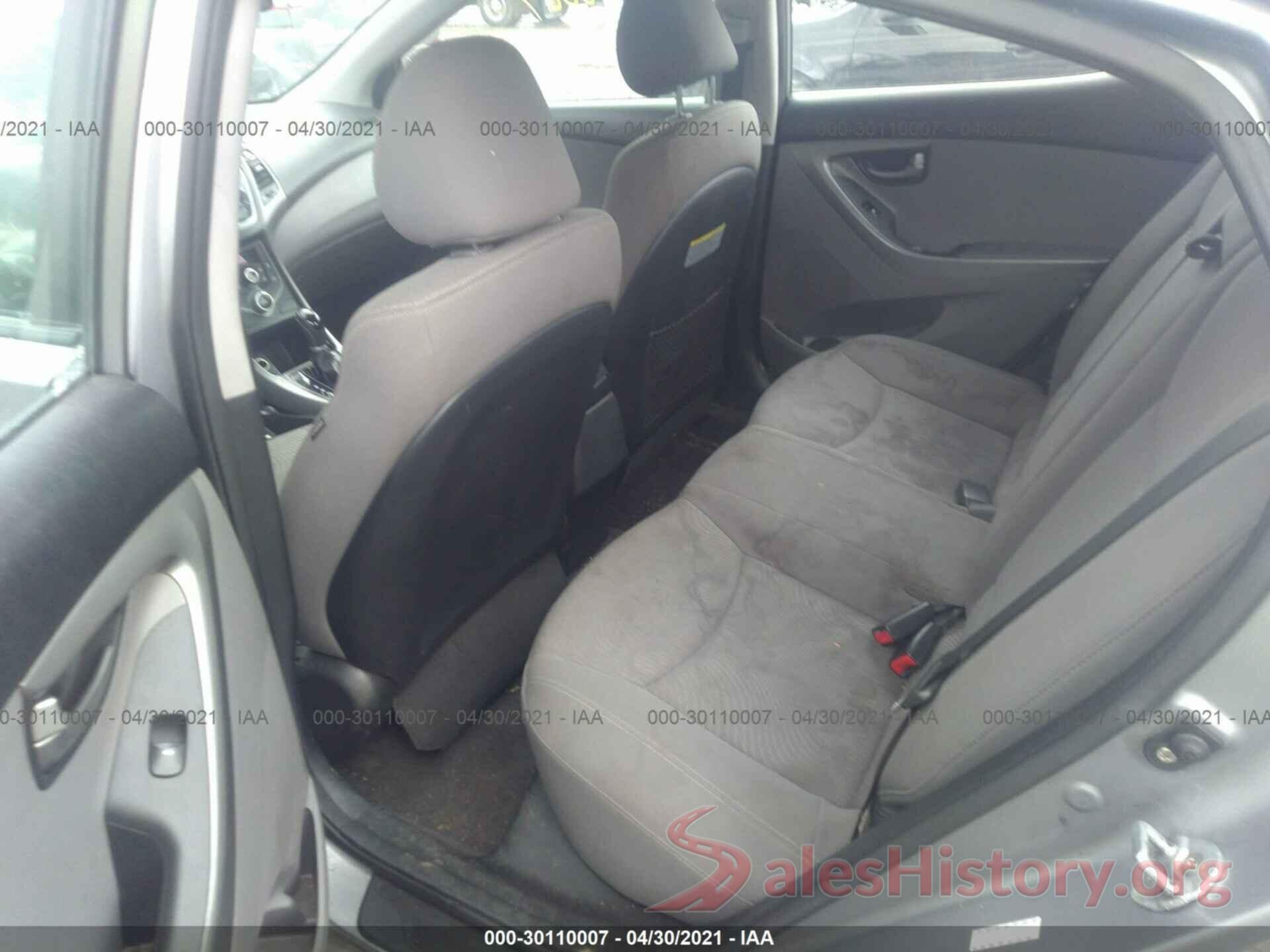 KMHDH4AE1GU532805 2016 HYUNDAI ELANTRA