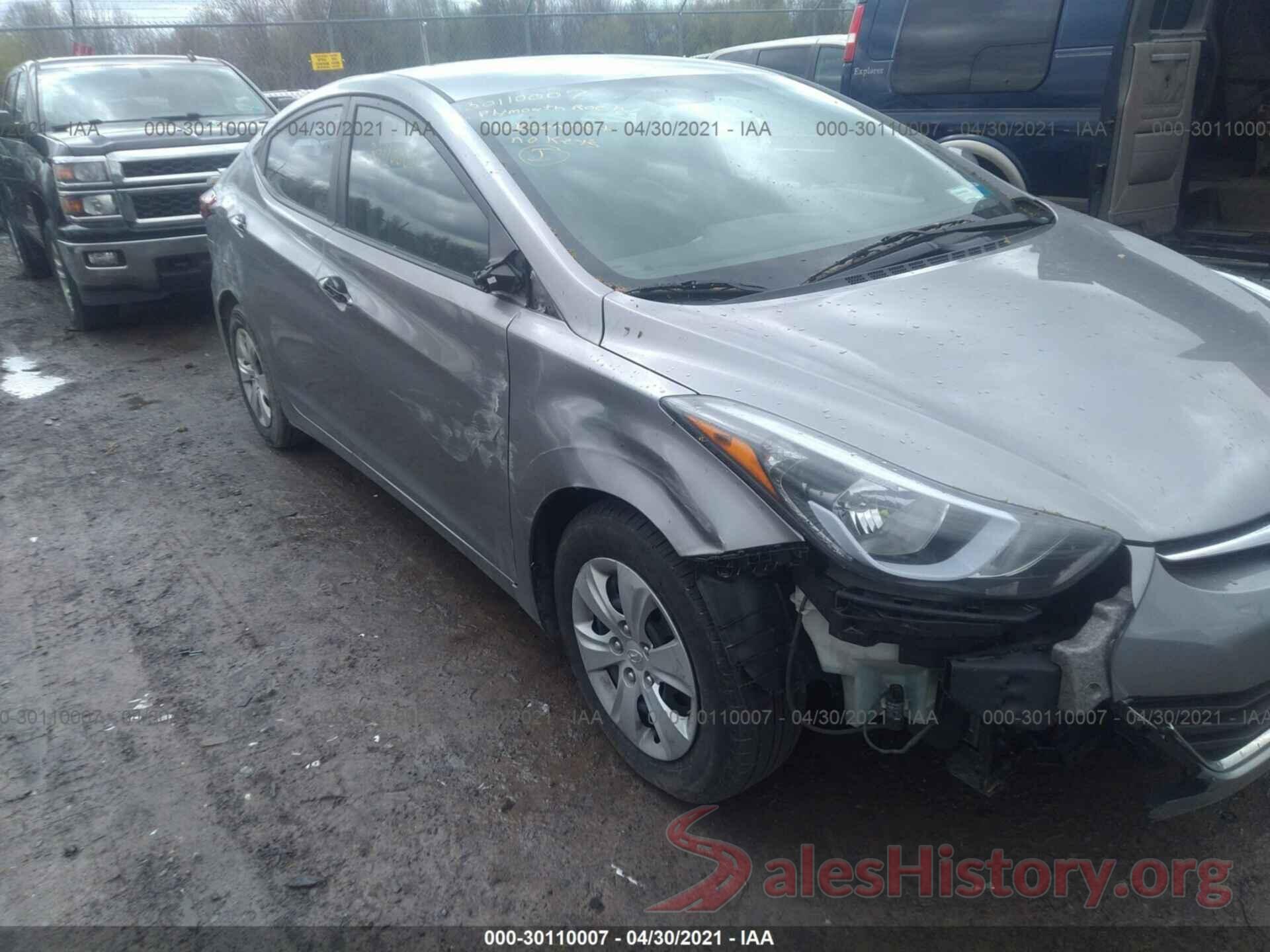 KMHDH4AE1GU532805 2016 HYUNDAI ELANTRA