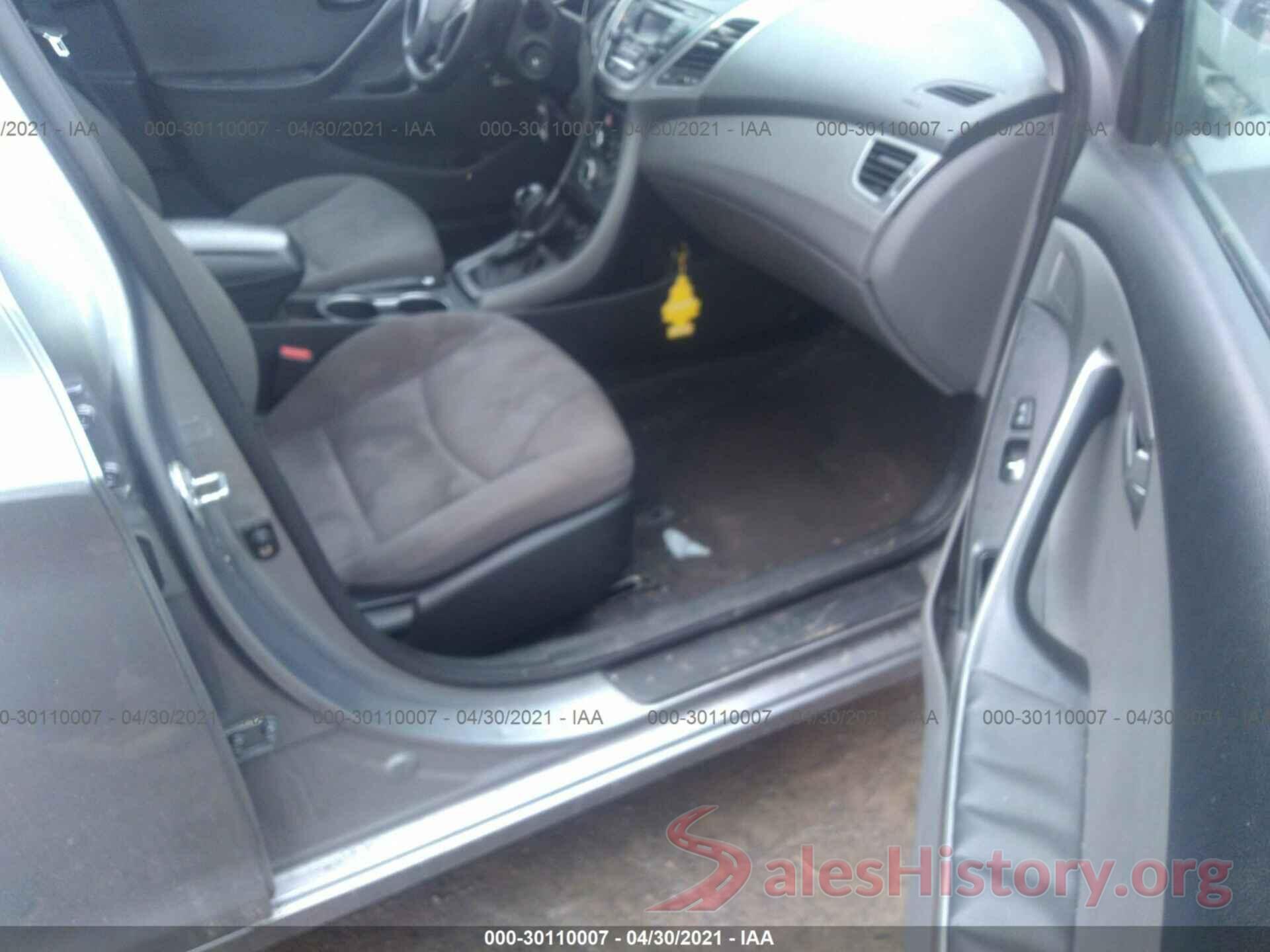 KMHDH4AE1GU532805 2016 HYUNDAI ELANTRA