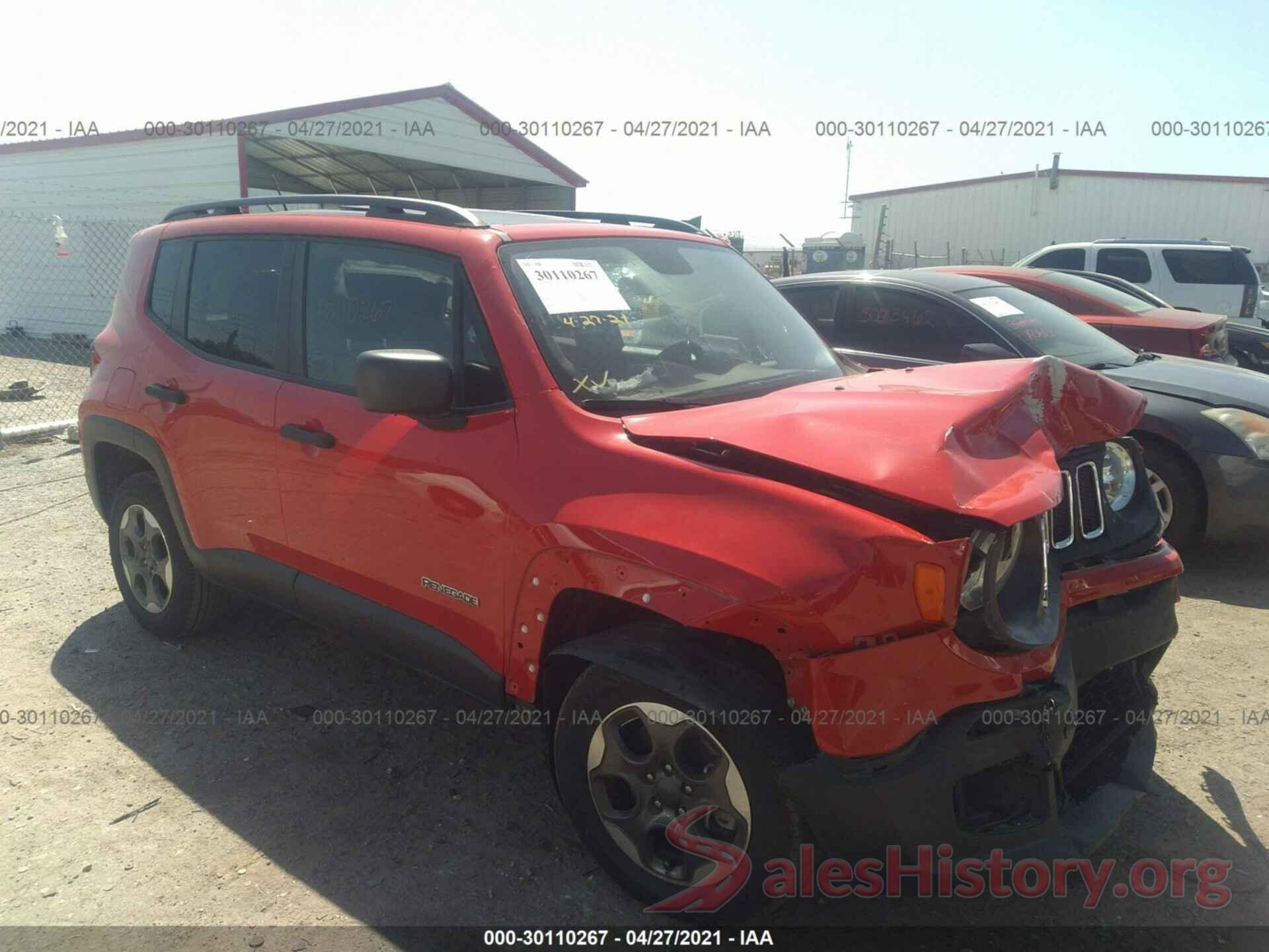 ZACCJBAB5HPF29326 2017 JEEP RENEGADE