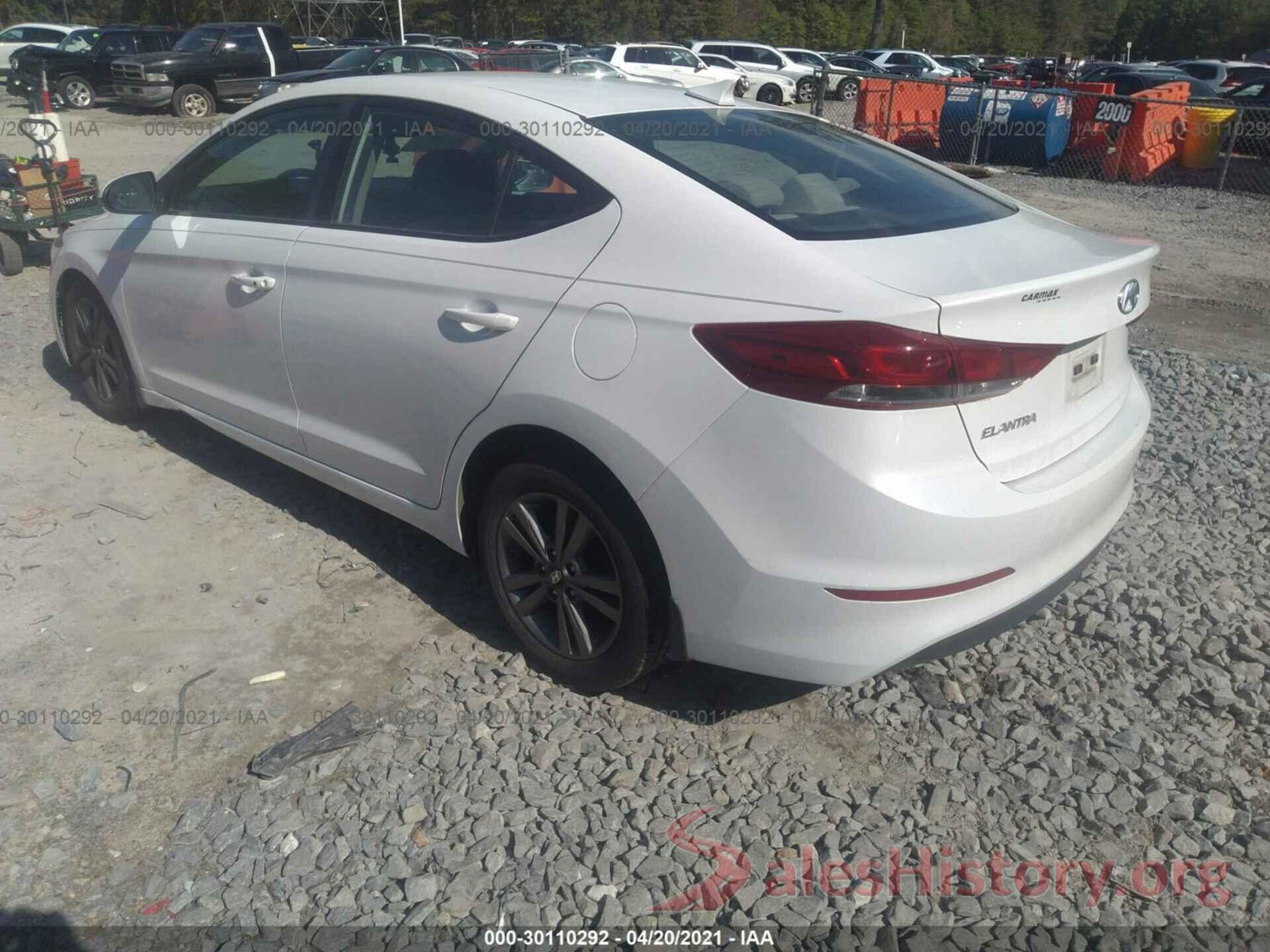 5NPD84LF1HH116954 2017 HYUNDAI ELANTRA