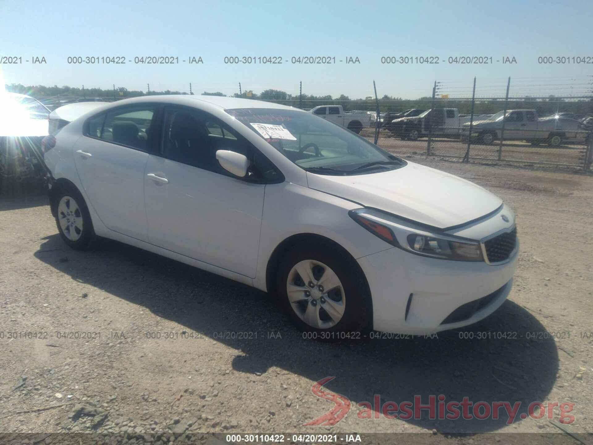 3KPFK4A79JE270196 2018 KIA FORTE