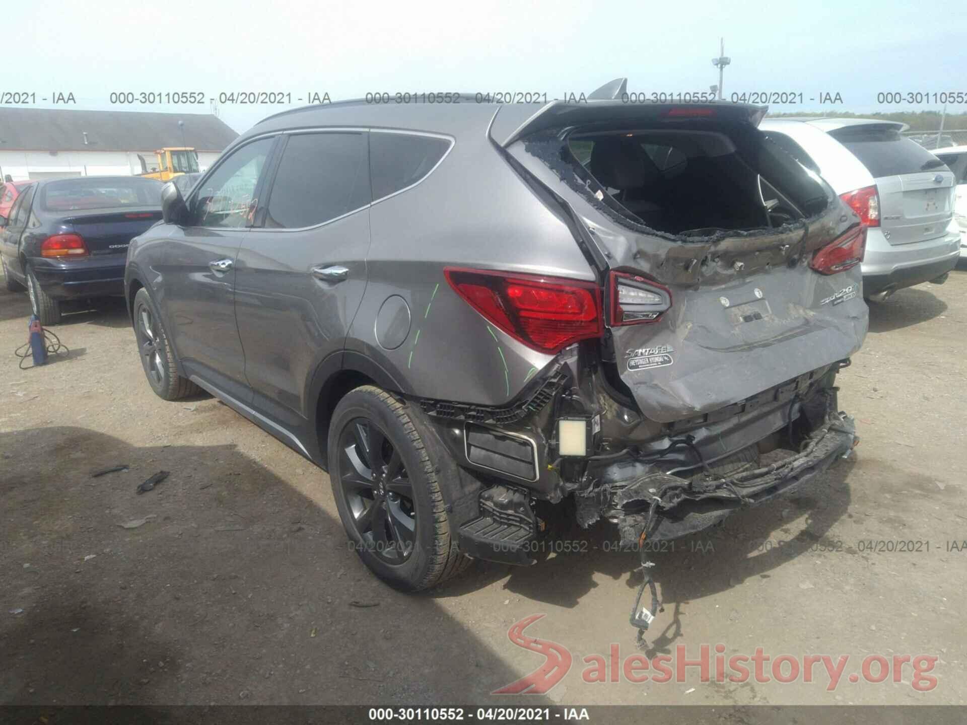 5XYZWDLA1HG474093 2017 HYUNDAI SANTA FE SPORT