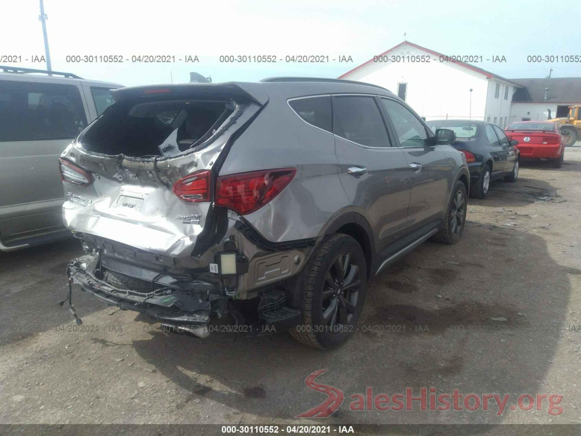 5XYZWDLA1HG474093 2017 HYUNDAI SANTA FE SPORT