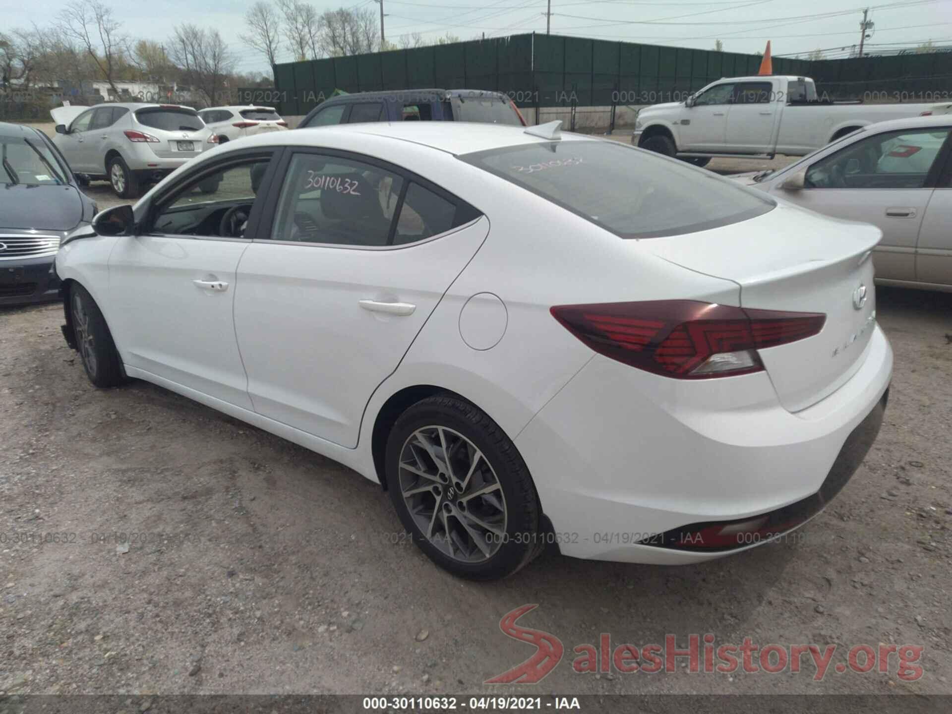 5NPD84LF7LH628100 2020 HYUNDAI ELANTRA