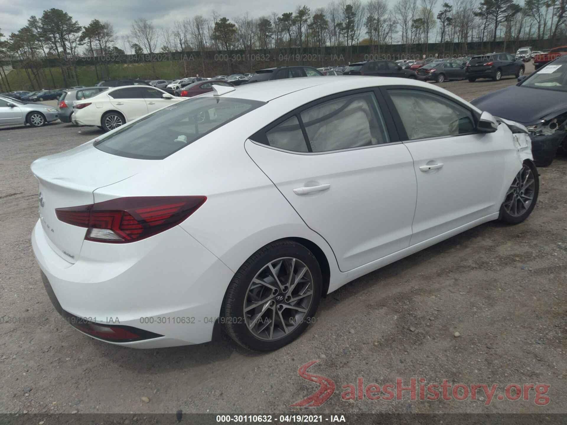 5NPD84LF7LH628100 2020 HYUNDAI ELANTRA