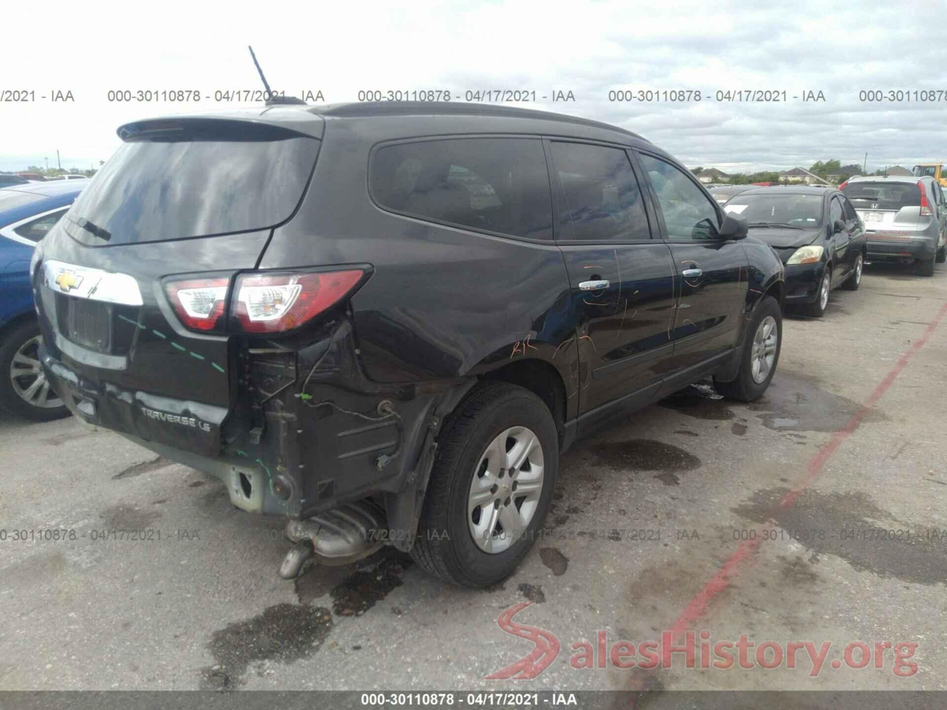 1GNKRFED8GJ152309 2016 CHEVROLET TRAVERSE