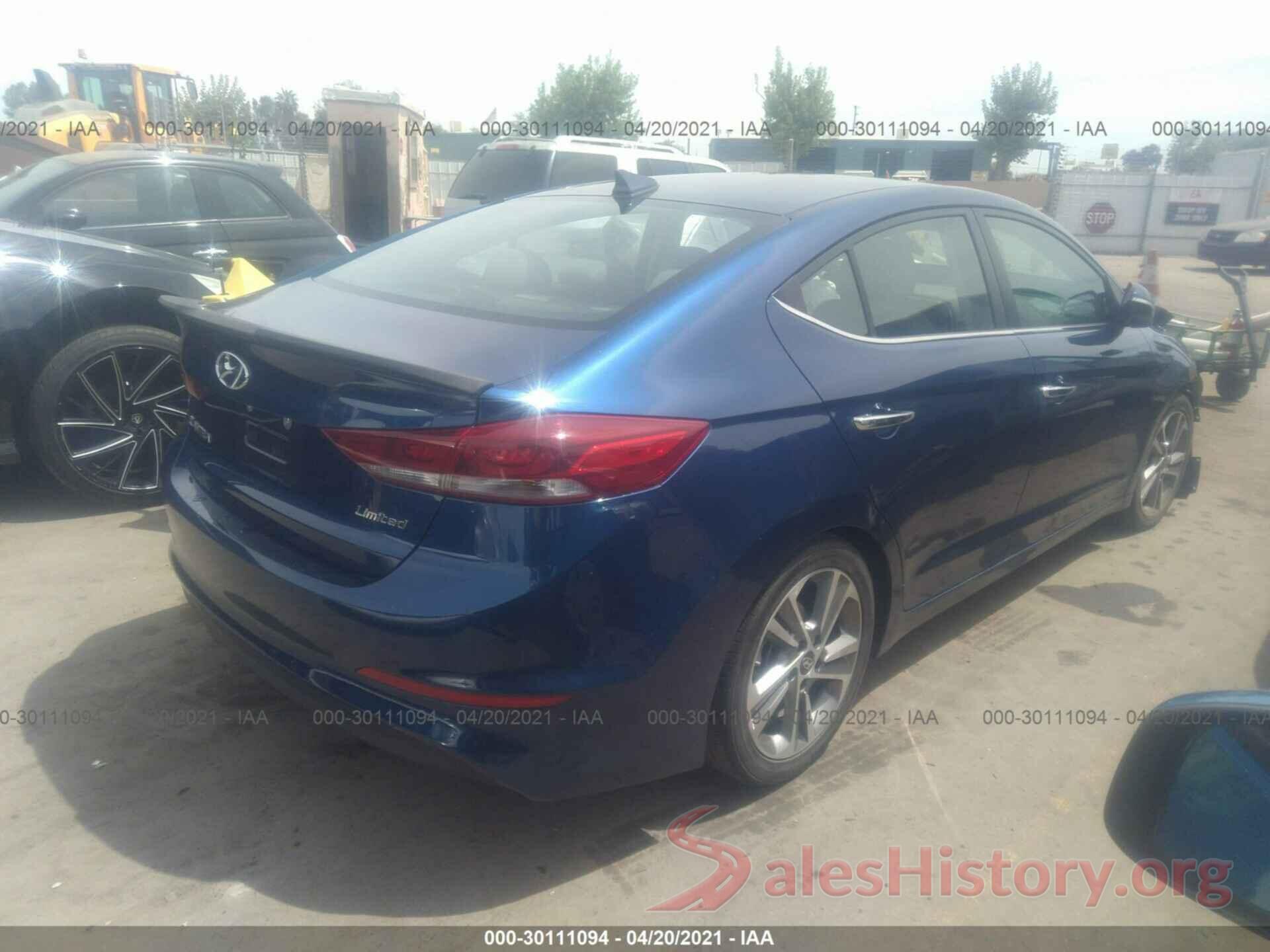 5NPD84LF6HH036839 2017 HYUNDAI ELANTRA