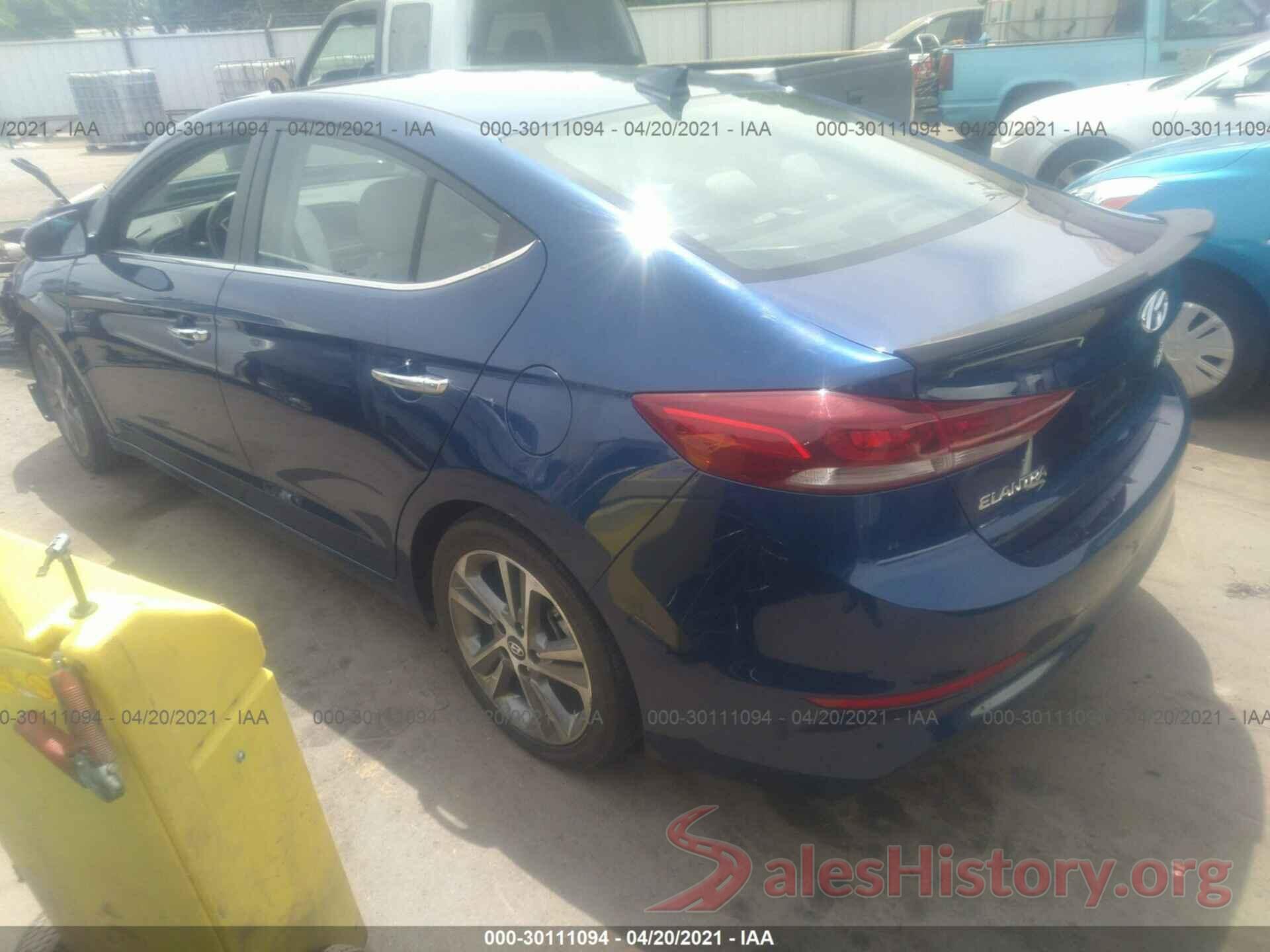 5NPD84LF6HH036839 2017 HYUNDAI ELANTRA