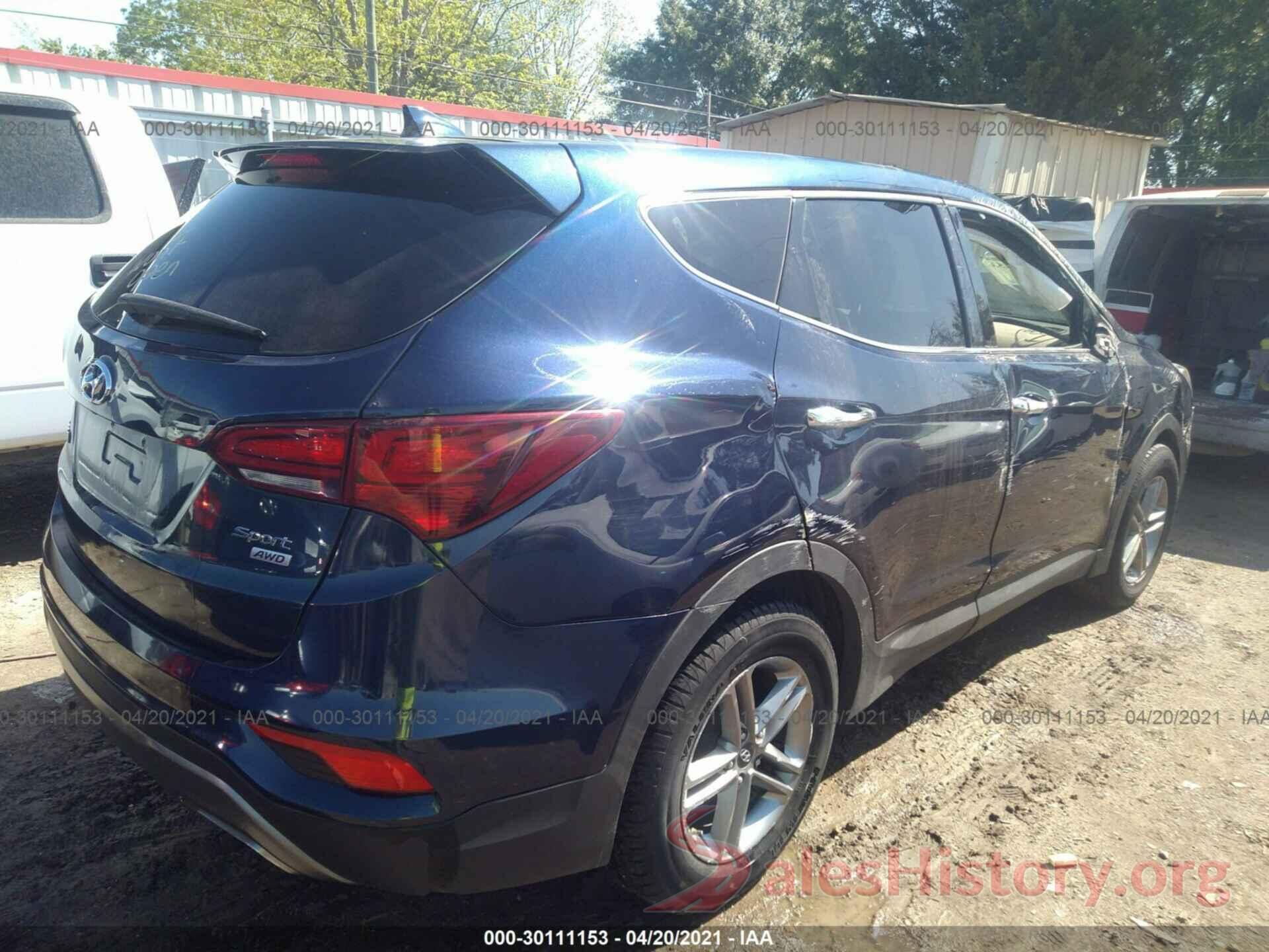 5XYZTDLB6HG460370 2017 HYUNDAI SANTA FE SPORT